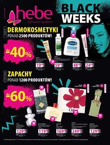 Hebe BLACK FRIDAY Gazetka  ważna od 13.11.2025 do 23.11.2025