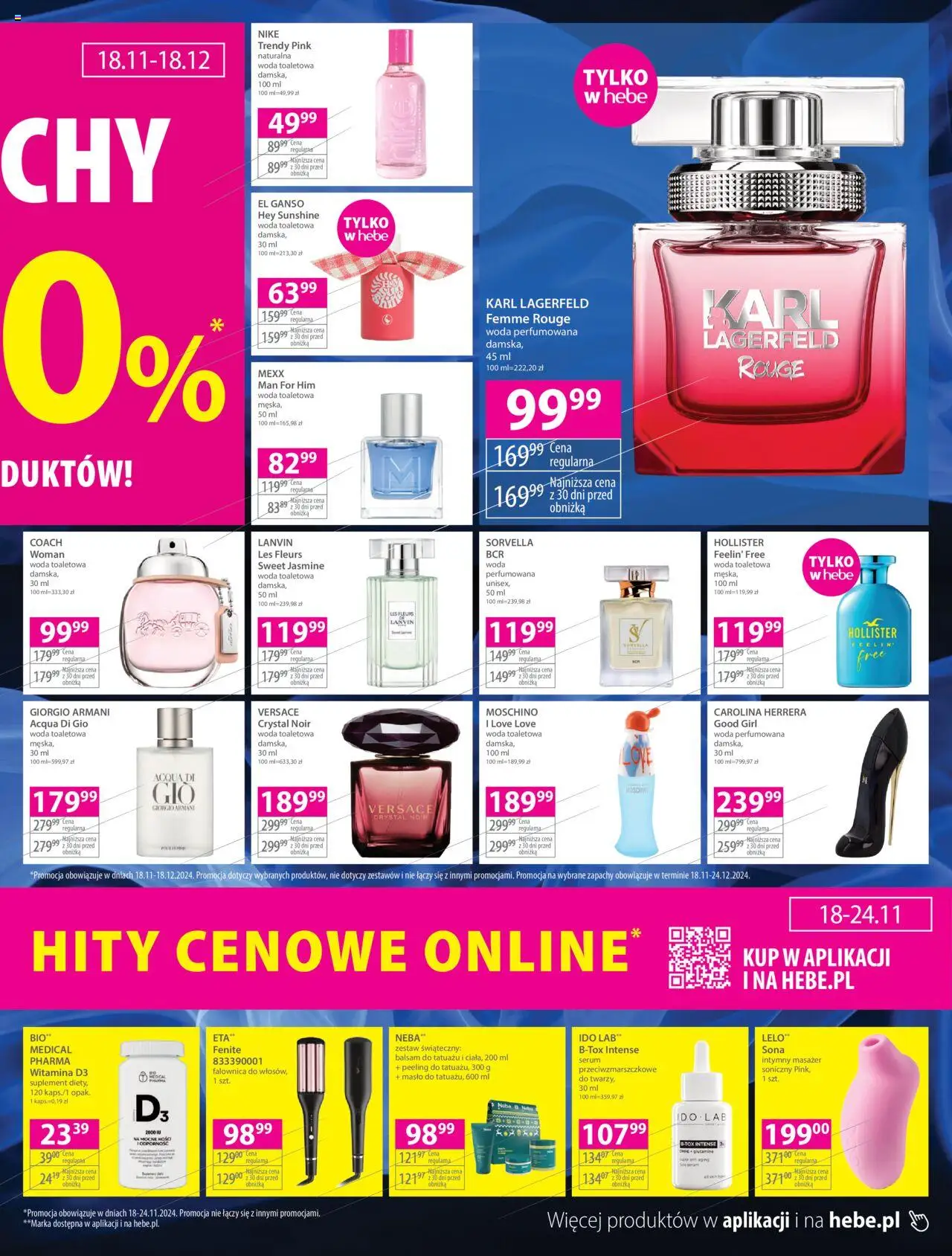 Hebe BLACK FRIDAY Gazetka ważna od 18.11.2024 do 24.11.2024 strona 3