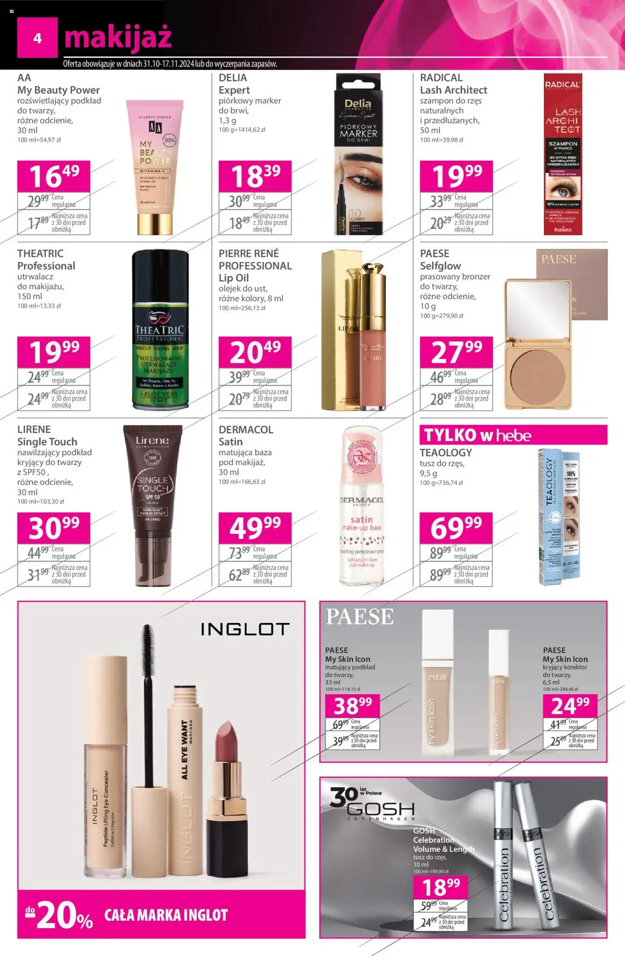 Hebe BLACK FRIDAY Gazetka ważna od 31.10.2024 do 17.11.2024 strona 3