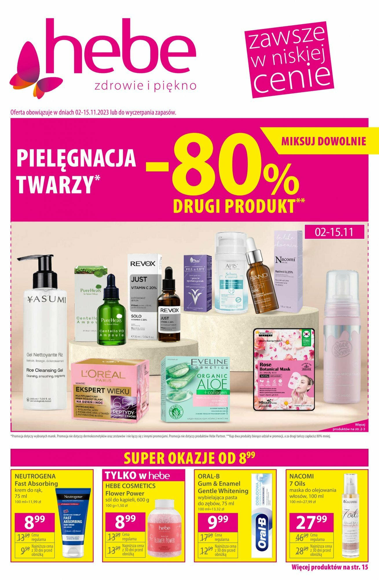 Hebe Gazetka ważna od 02.11.2023 do 15.11.2023 strona 1