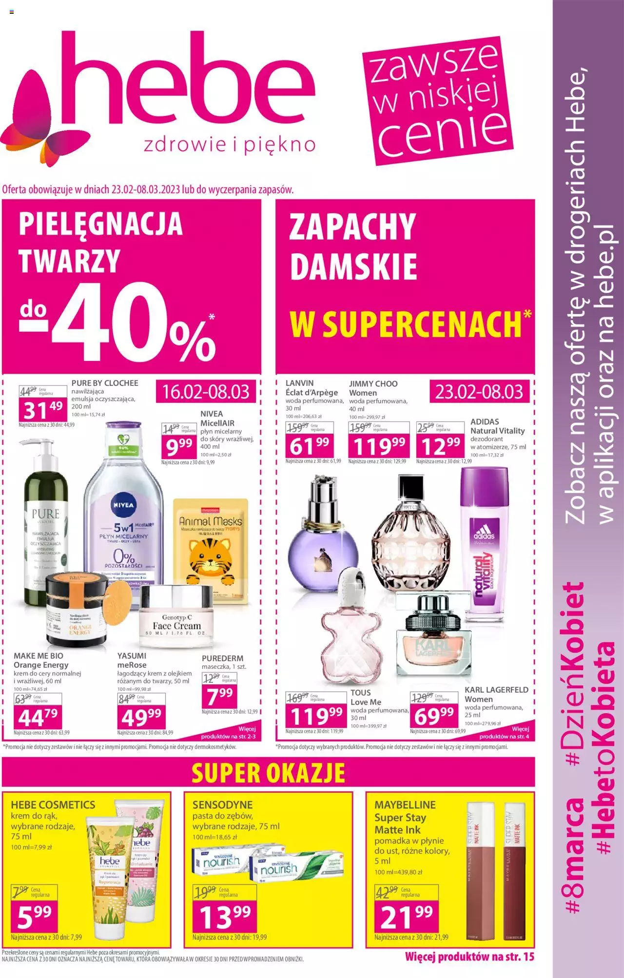 Hebe Gazetka ważna od 23.02.2023 do 08.03.2023 strona 1