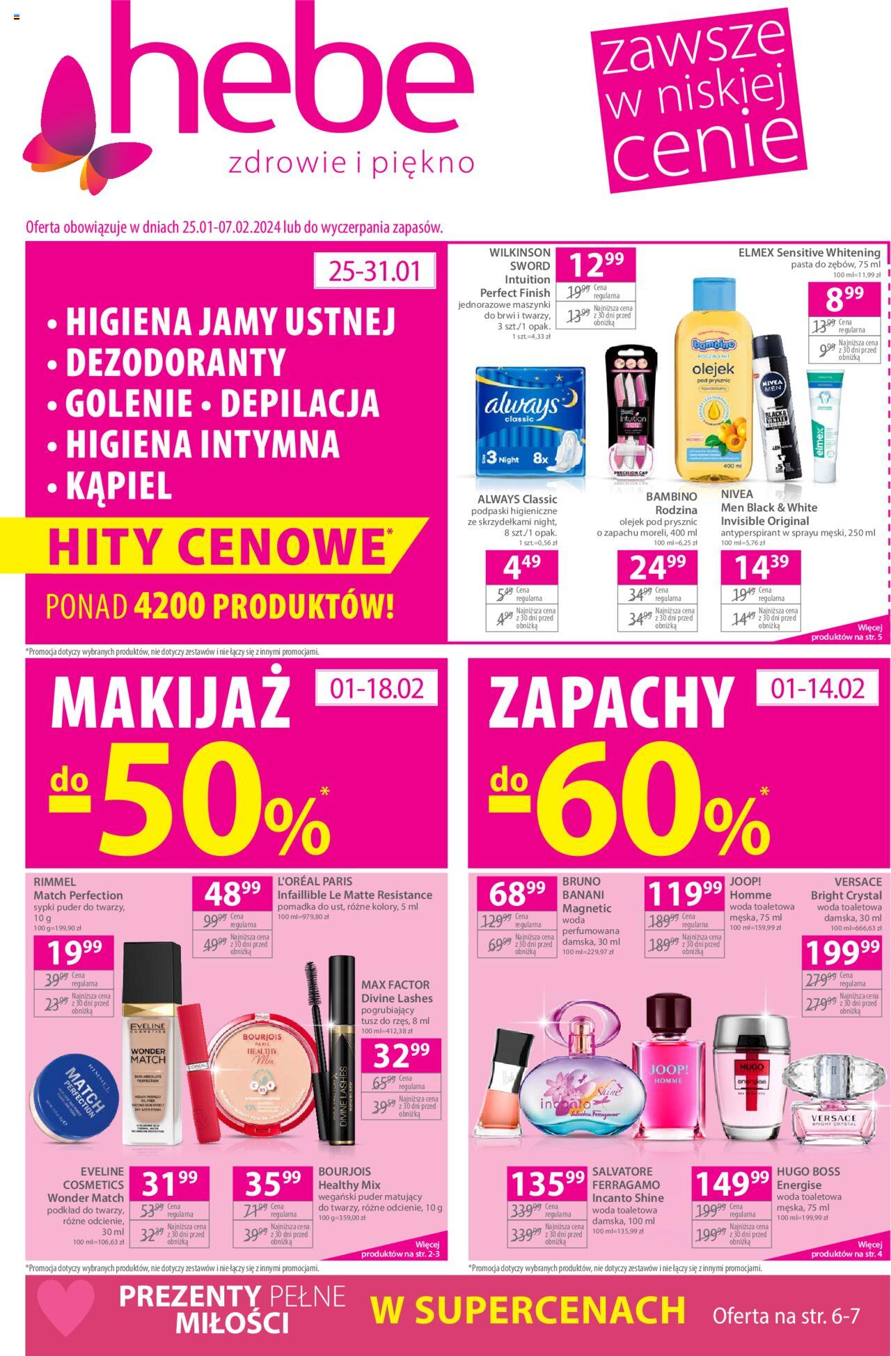 Hebe Gazetka ważna od 25.01.2024 do 07.02.2024 strona 1