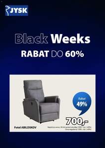 JYSK BLACK FRIDAY Gazetka ważna 05.11.2025 