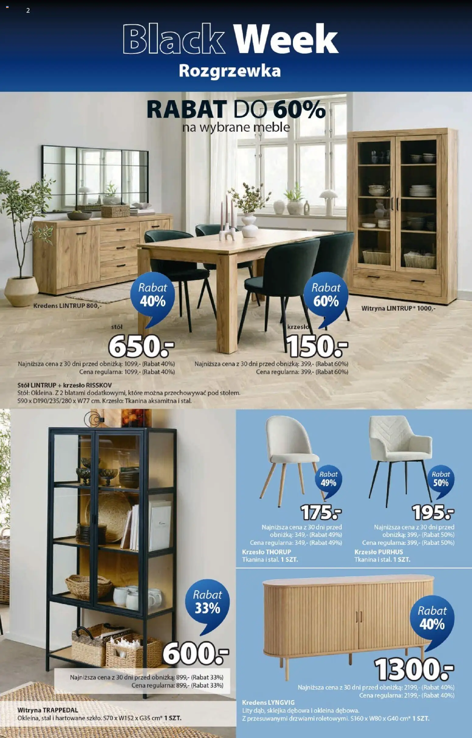 JYSK BLACK FRIDAY Gazetka ważna od 12.11.2025 do 30.11.2025 strona 2