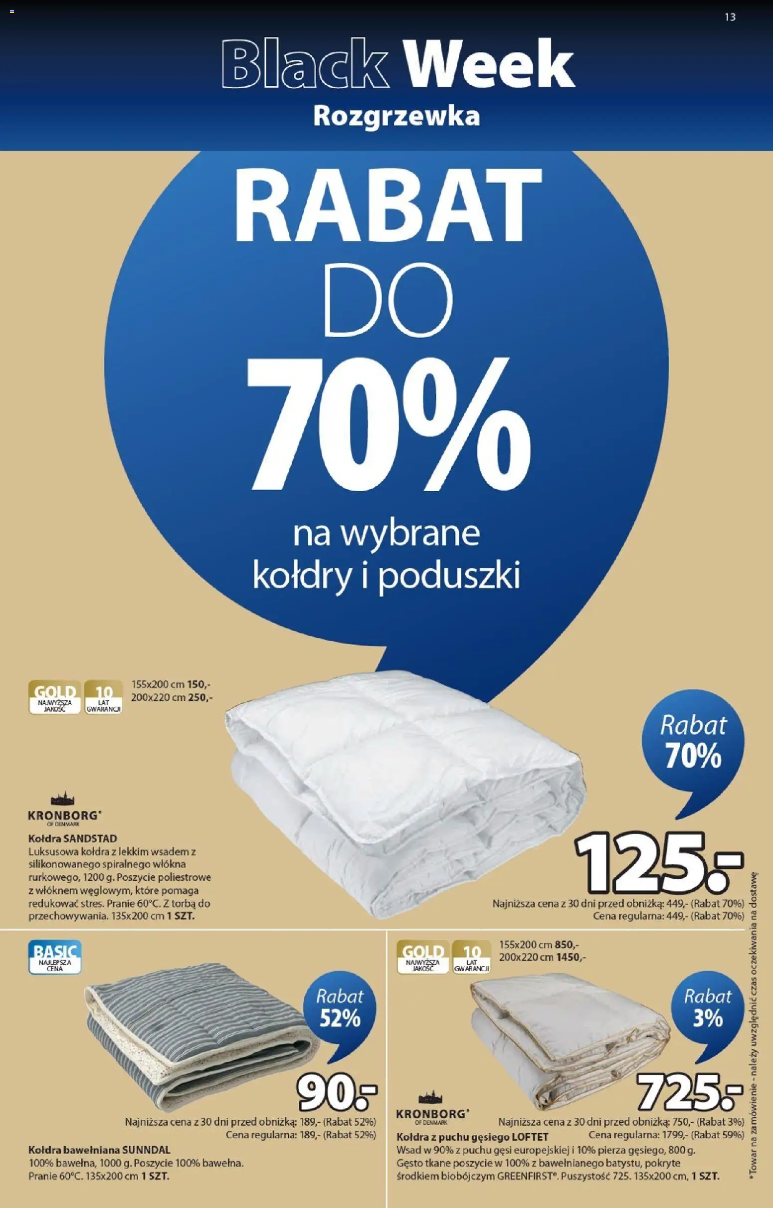 JYSK BLACK FRIDAY Gazetka ważna od 12.11.2025 do 30.11.2025 strona 13