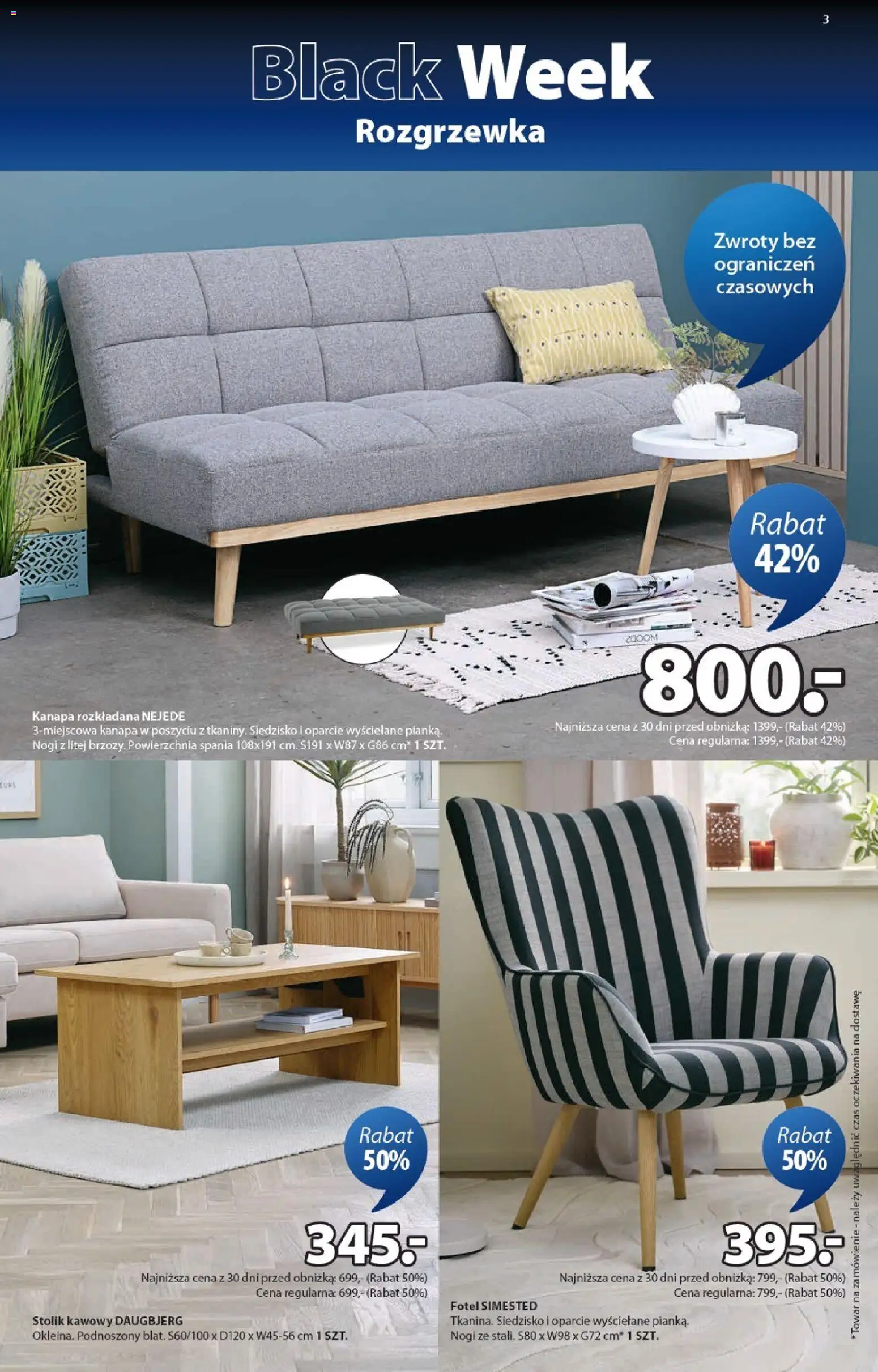 JYSK BLACK FRIDAY Gazetka ważna od 12.11.2025 do 30.11.2025 strona 3