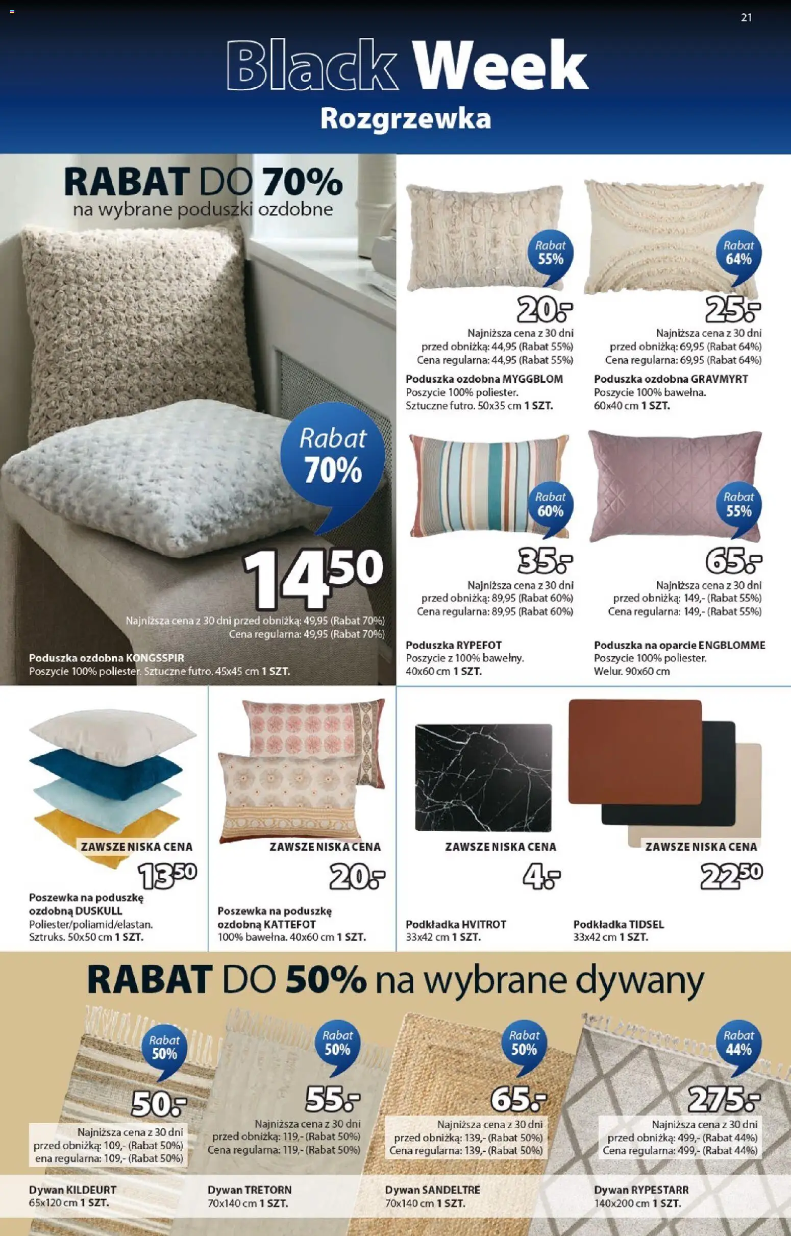 JYSK BLACK FRIDAY Gazetka ważna od 12.11.2025 do 30.11.2025 strona 21