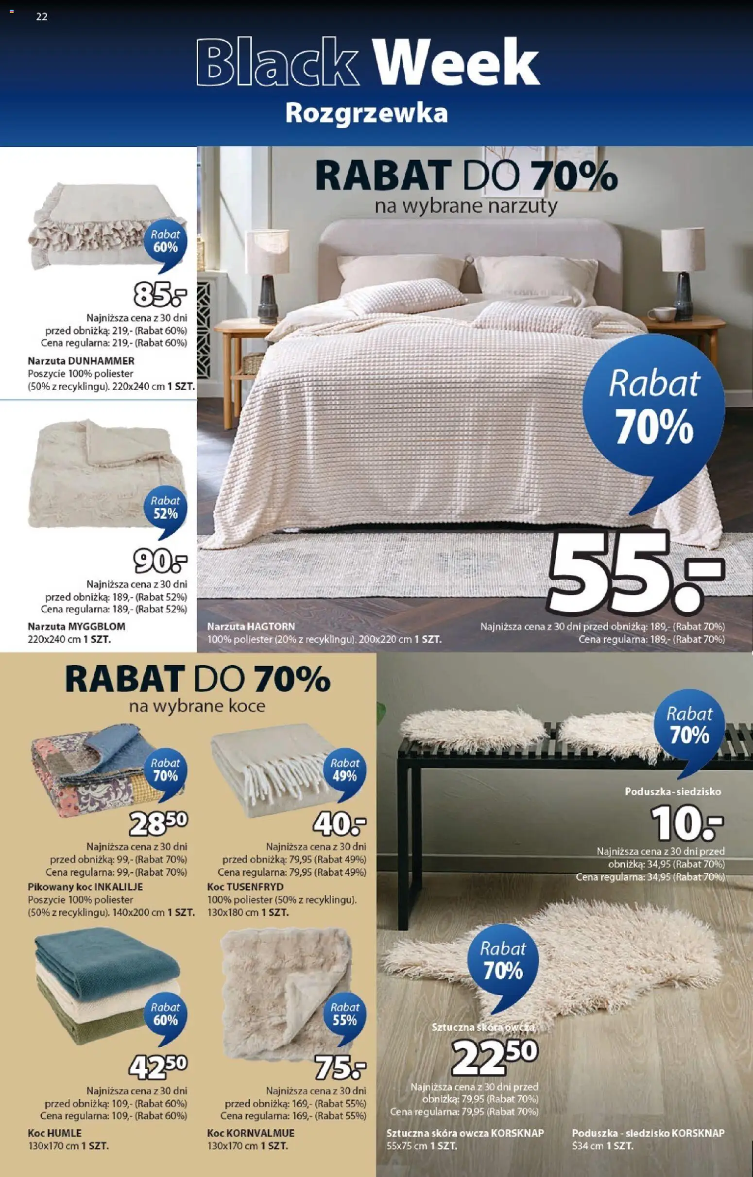 JYSK BLACK FRIDAY Gazetka ważna od 12.11.2025 do 30.11.2025 strona 22