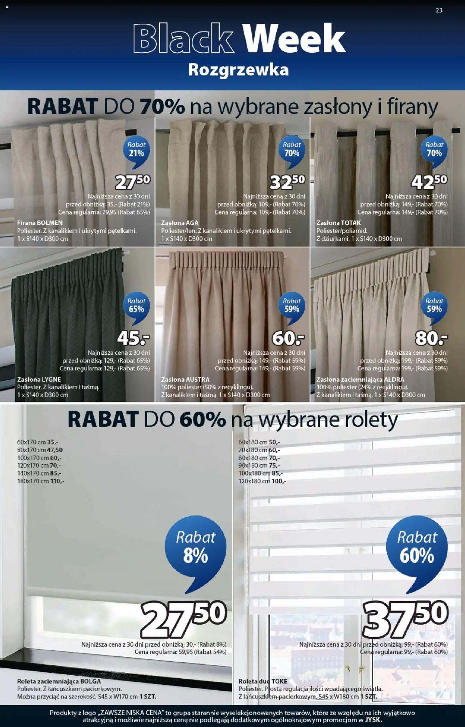 JYSK BLACK FRIDAY Gazetka ważna od 12.11.2025 do 30.11.2025 strona 23