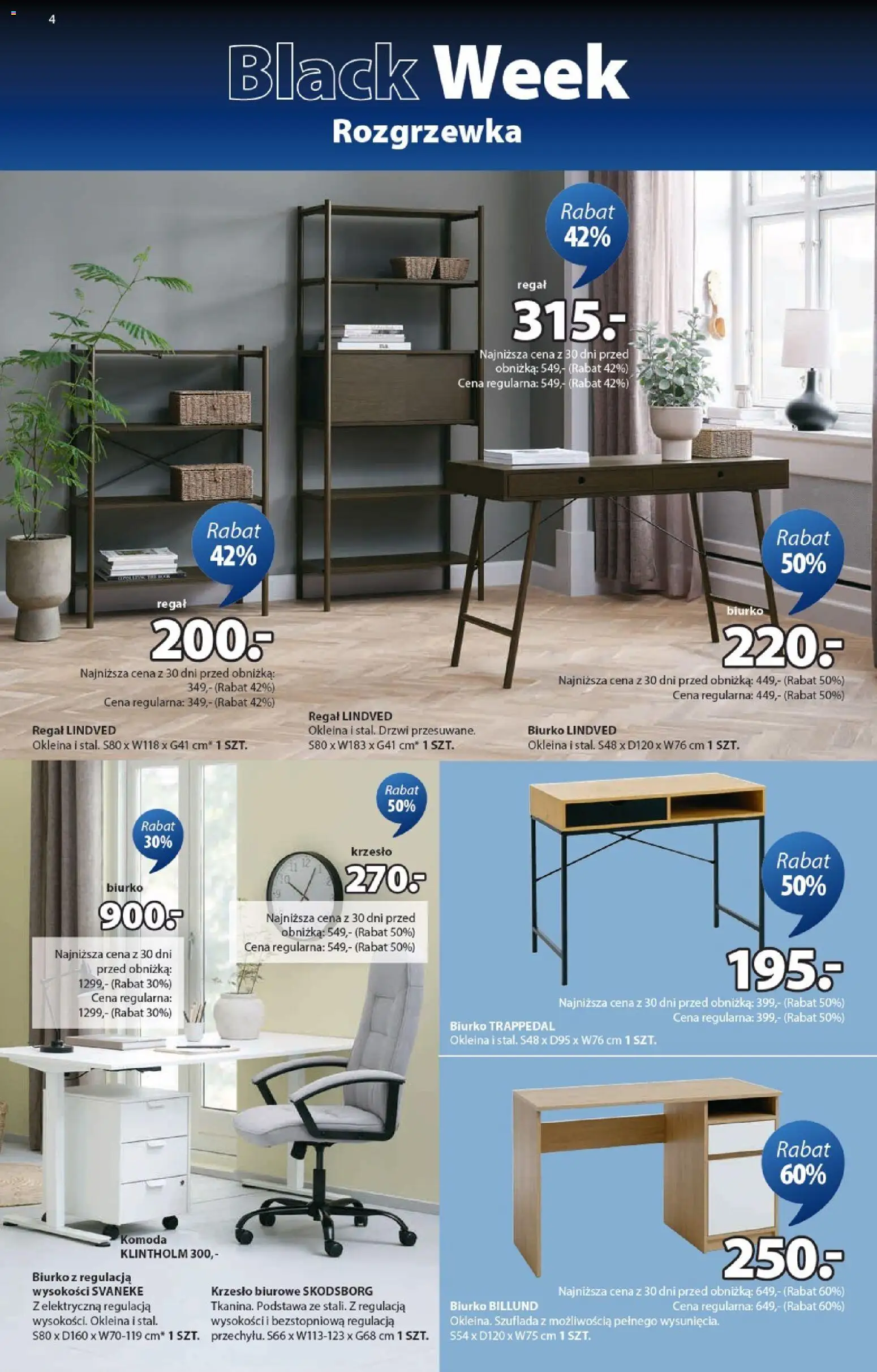 JYSK BLACK FRIDAY Gazetka ważna od 12.11.2025 do 30.11.2025 strona 4