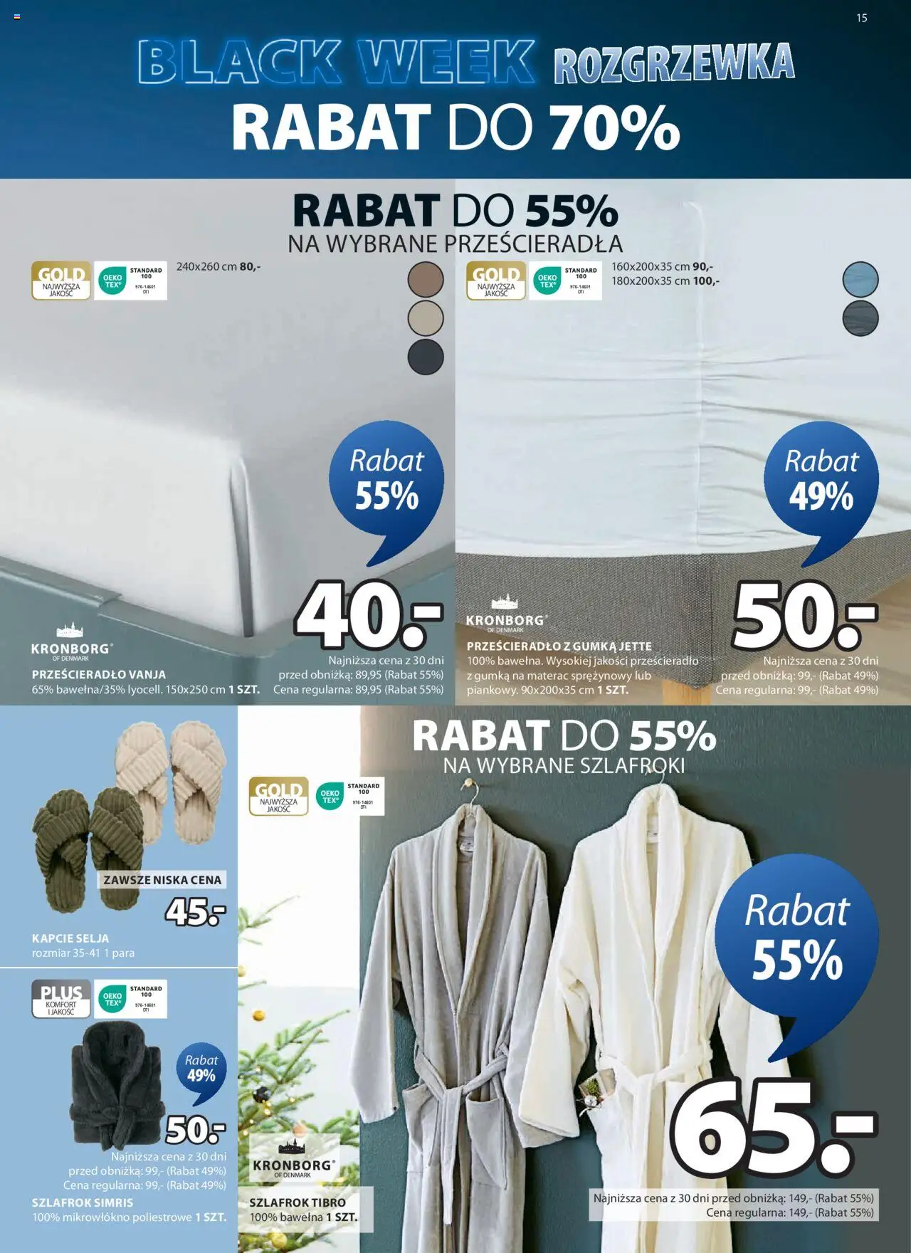 JYSK BLACK FRIDAY Gazetka ważna od 13.11.2024 do 01.12.2024 strona 15