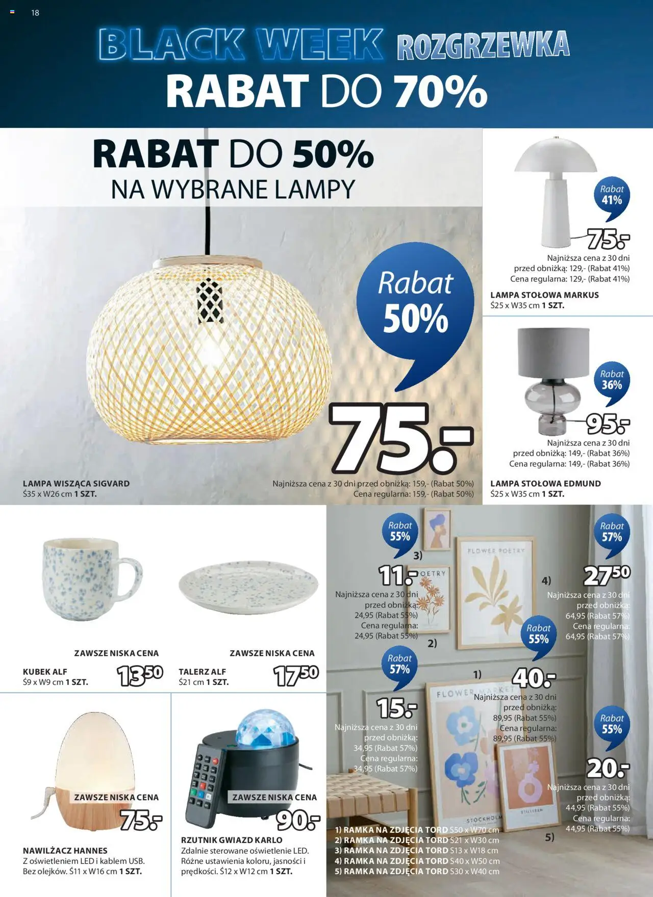 JYSK BLACK FRIDAY Gazetka ważna od 13.11.2024 do 01.12.2024 strona 18