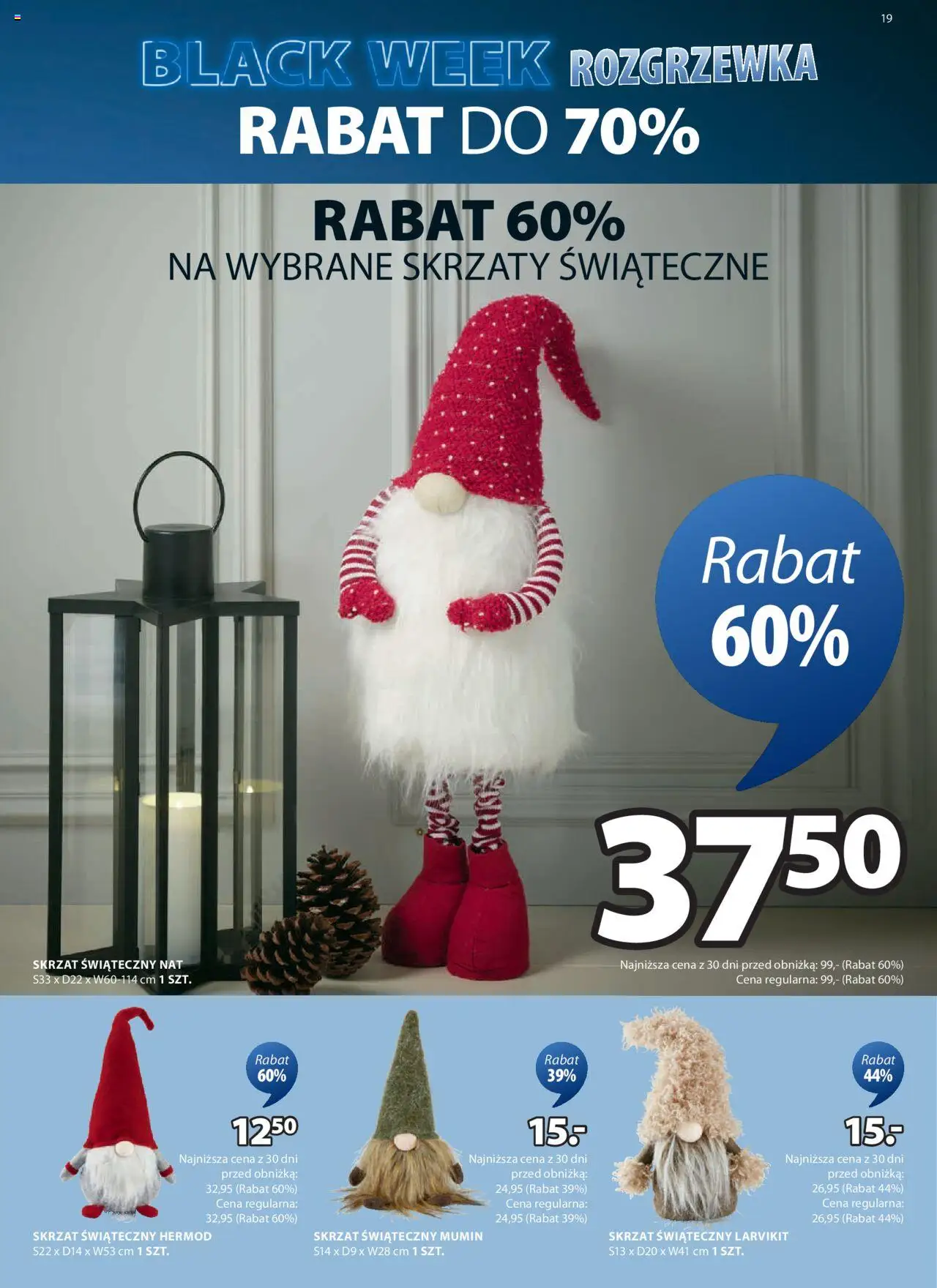 JYSK BLACK FRIDAY Gazetka ważna od 13.11.2024 do 01.12.2024 strona 19