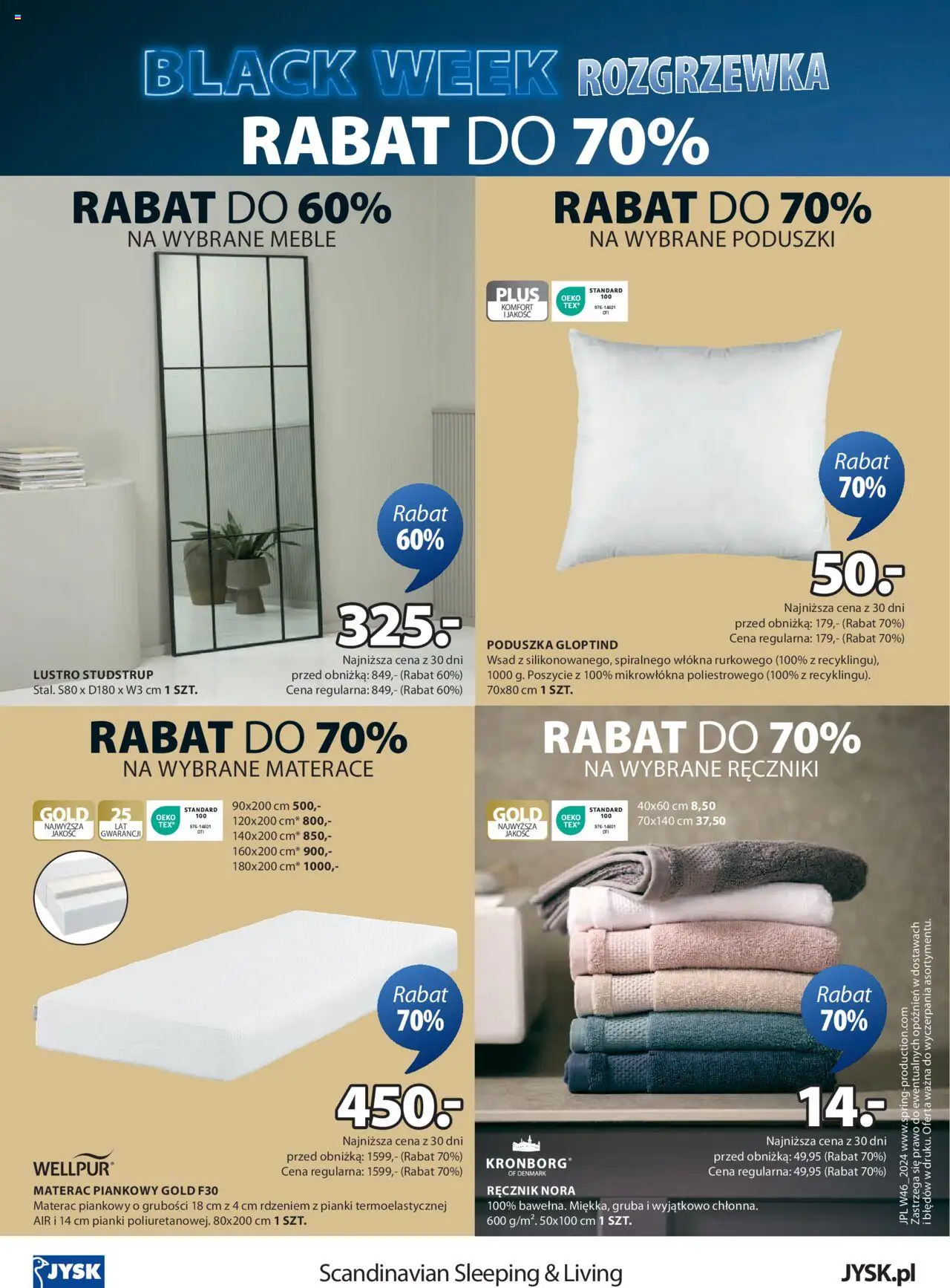 JYSK BLACK FRIDAY Gazetka ważna od 13.11.2024 do 01.12.2024 strona 24