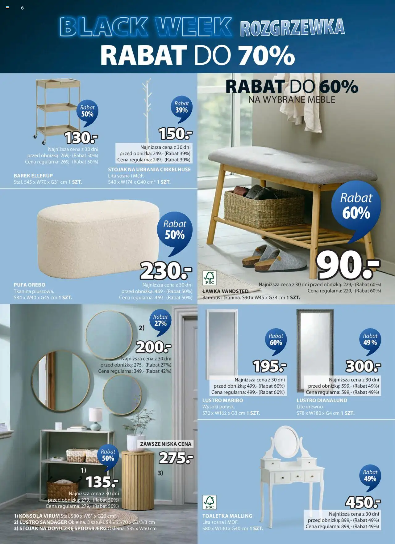 JYSK BLACK FRIDAY Gazetka ważna od 13.11.2024 do 01.12.2024 strona 6