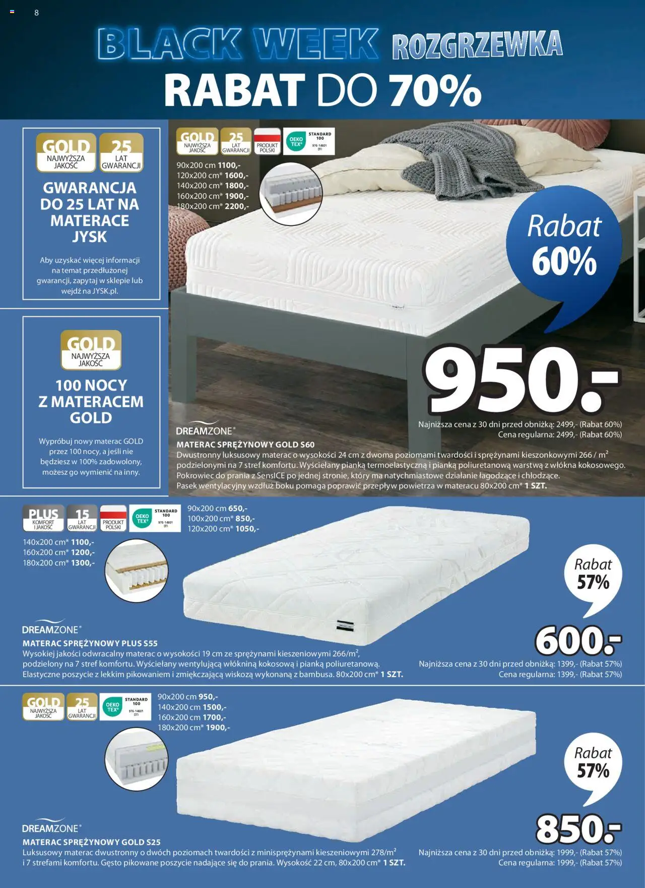 JYSK BLACK FRIDAY Gazetka ważna od 13.11.2024 do 01.12.2024 strona 8