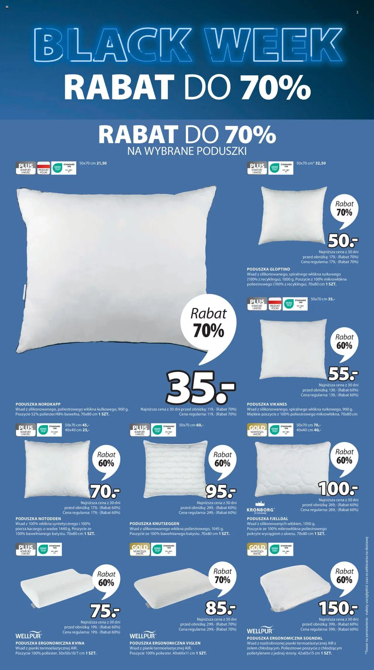 JYSK BLACK FRIDAY Gazetka ważna od 25.11.2024 do 01.12.2024 strona 3