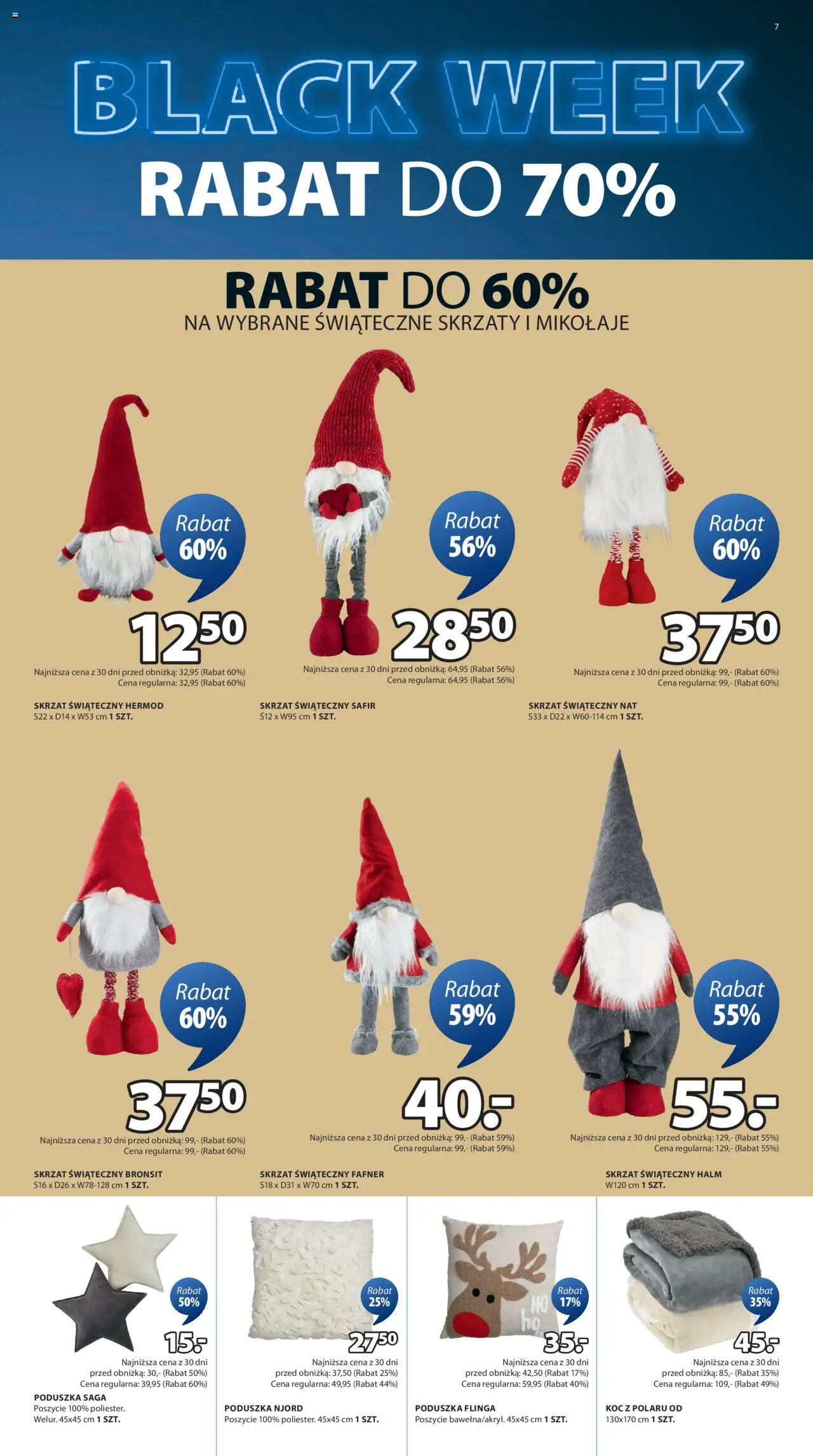 JYSK BLACK FRIDAY Gazetka ważna od 25.11.2024 do 01.12.2024 strona 7