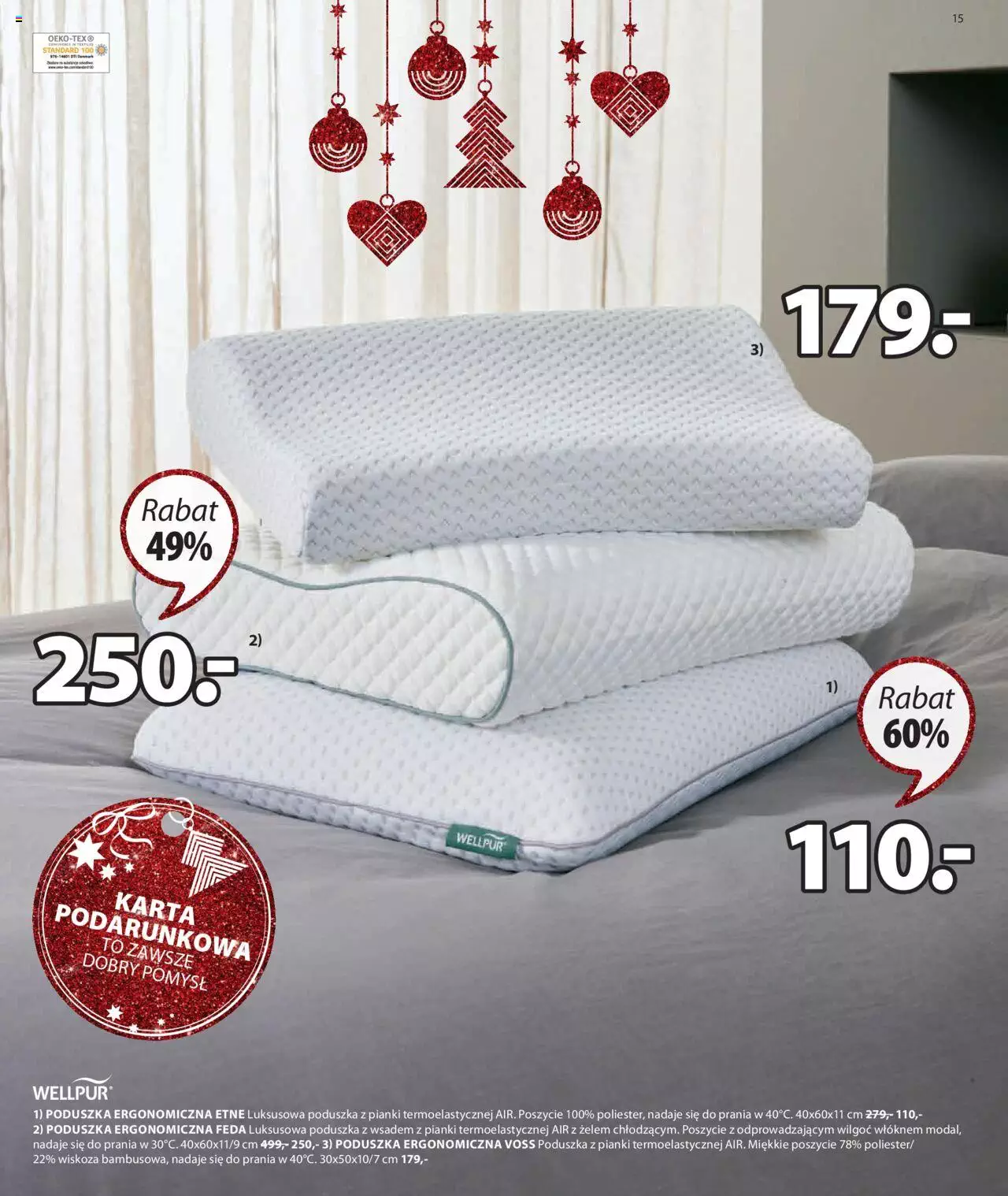 JYSK Fantastyczne oferty świąteczne gazetka wyprzedaż ważna od 09.11.2022 do 27.11.2022 strona 15