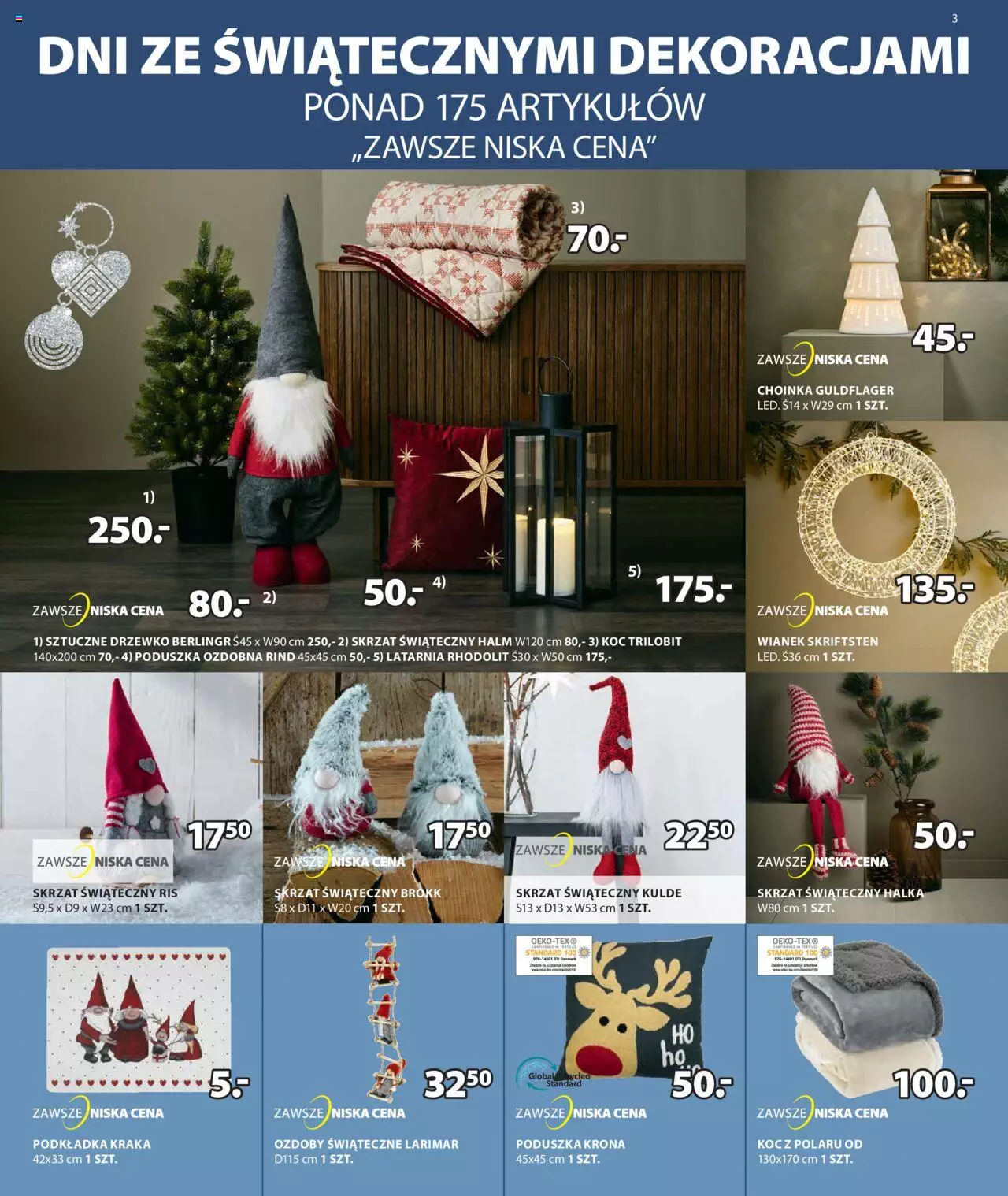 JYSK Fantastyczne oferty świąteczne gazetka wyprzedaż ważna od 09.11.2022 do 27.11.2022 strona 3