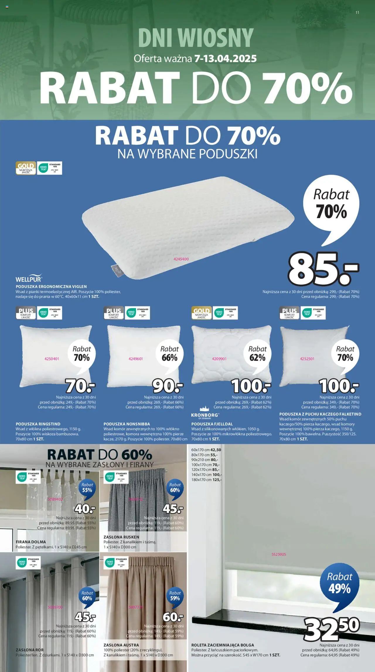 JYSK gazetka ważna  od 07.04.2025 do 13.04.2025 strona 11