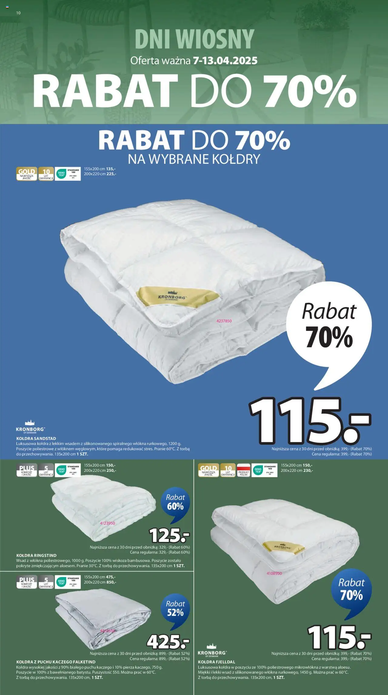 JYSK gazetka ważna  od 07.04.2025 do 13.04.2025 strona 10