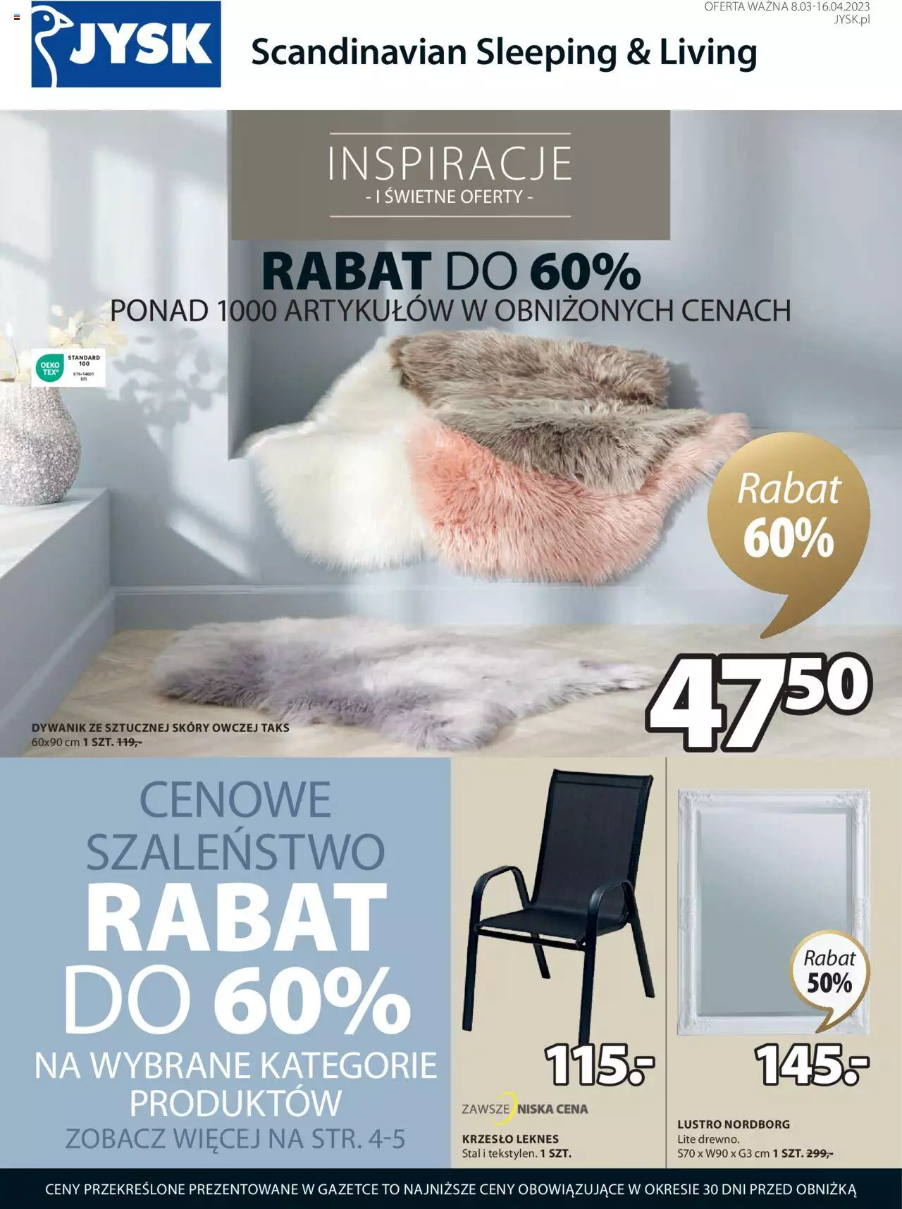 JYSK gazetka ważna od 08.03.2023 do 16.04.2023 strona 1