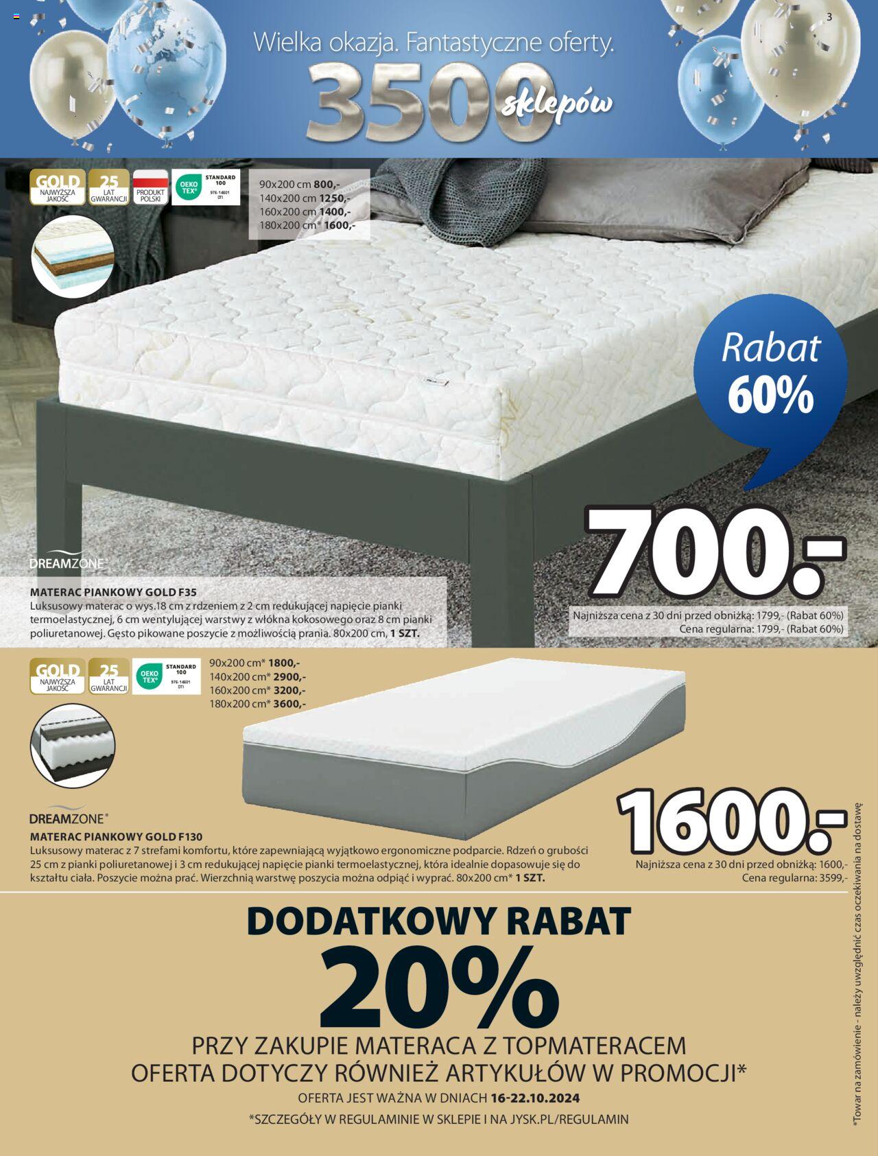 JYSK gazetka ważna od 16.10.2024 do 03.11.2024 strona 3