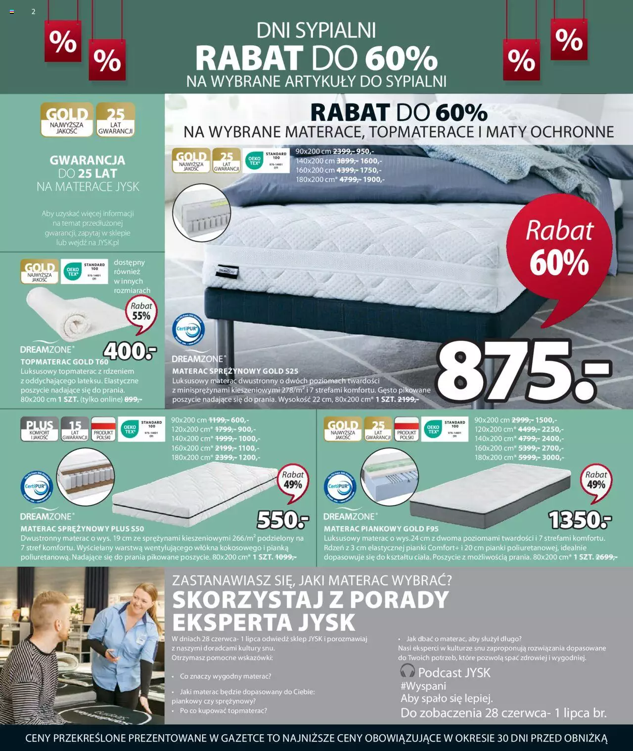 JYSK gazetka ważna  od 21.06.2023 do 25.07.2023 strona 2