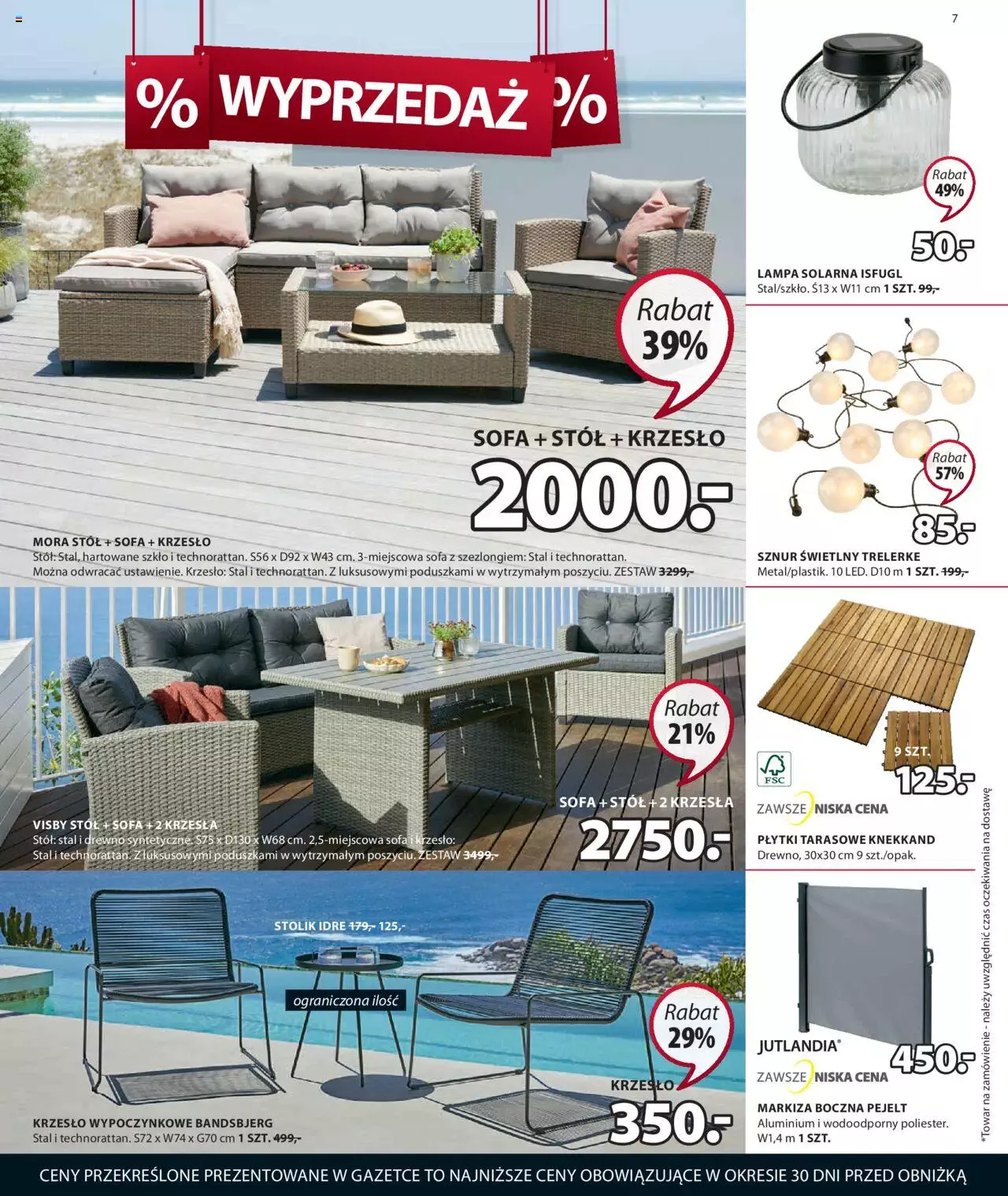 JYSK gazetka ważna  od 21.06.2023 do 25.07.2023 strona 7
