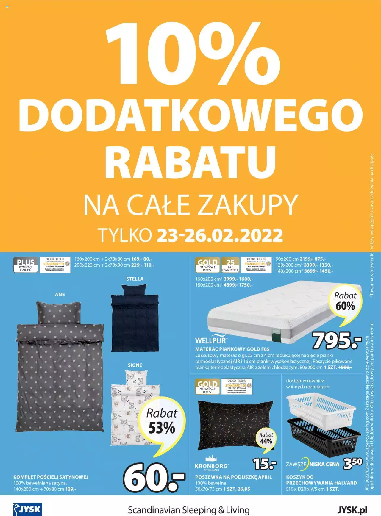 JYSK gazetka ważna od 23.02.2022 do 08.03.2022 strona 24