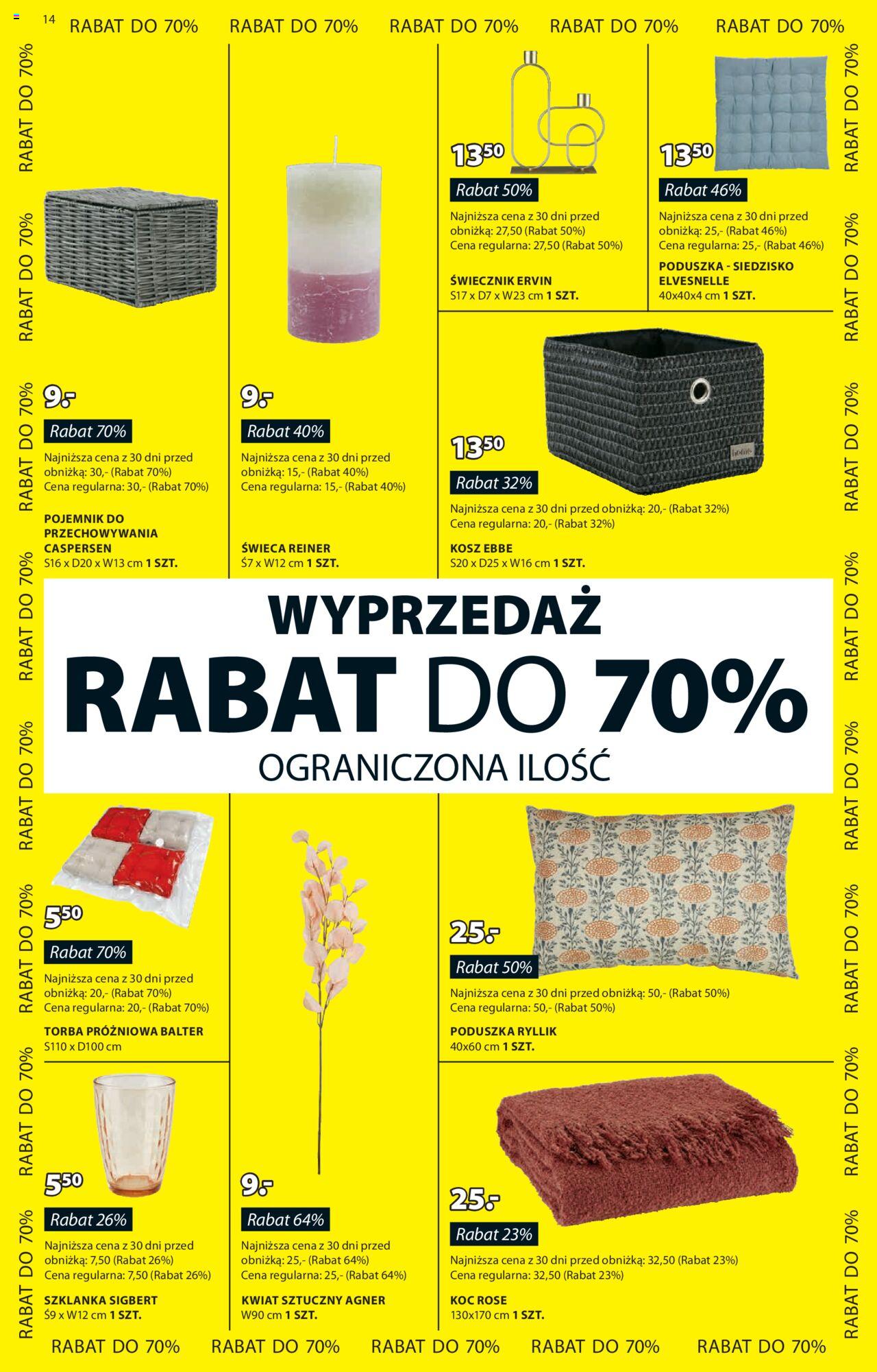 JYSK gazetka ważna od 27.12.2023 do 14.01.2024 strona 14
