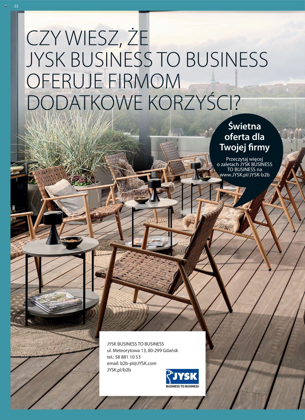 JYSK gazetka ważna od 28.02.2024 do 17.03.2024 strona 22