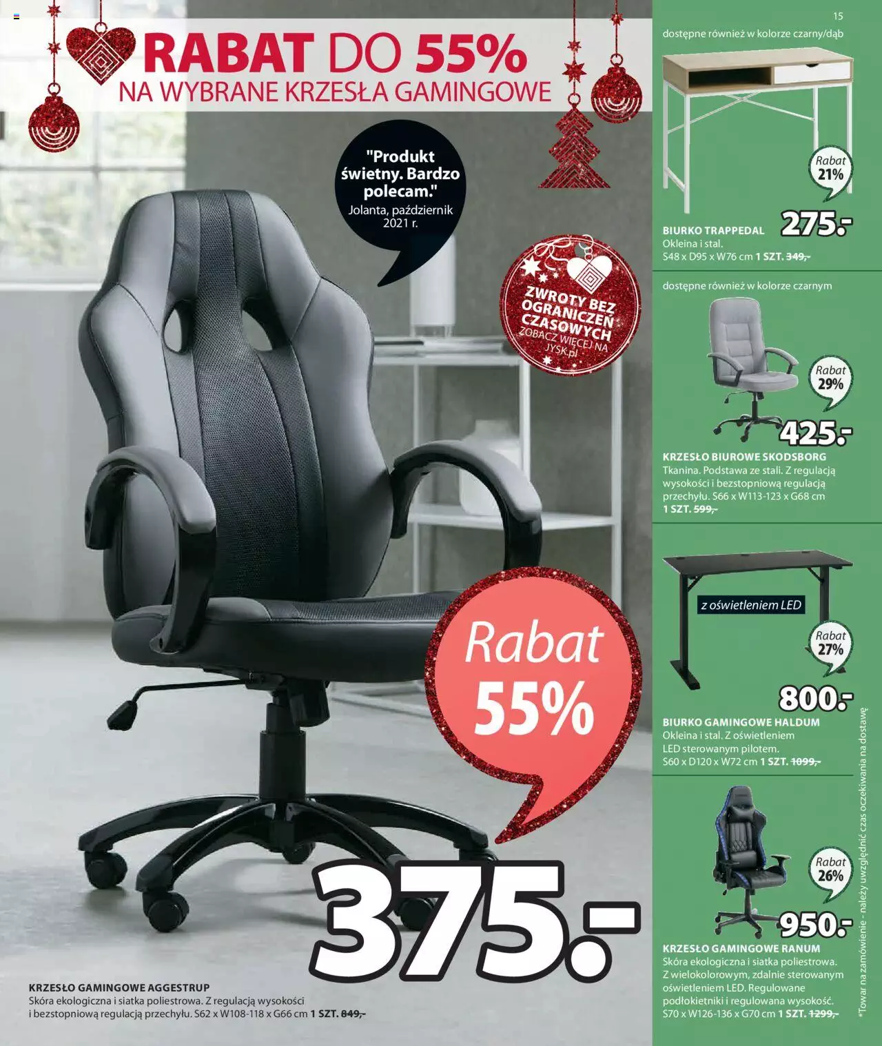 JYSK Oferta tygodnia gazetka ważna  od  19.10.2022 do 27.11.2022 strona 15