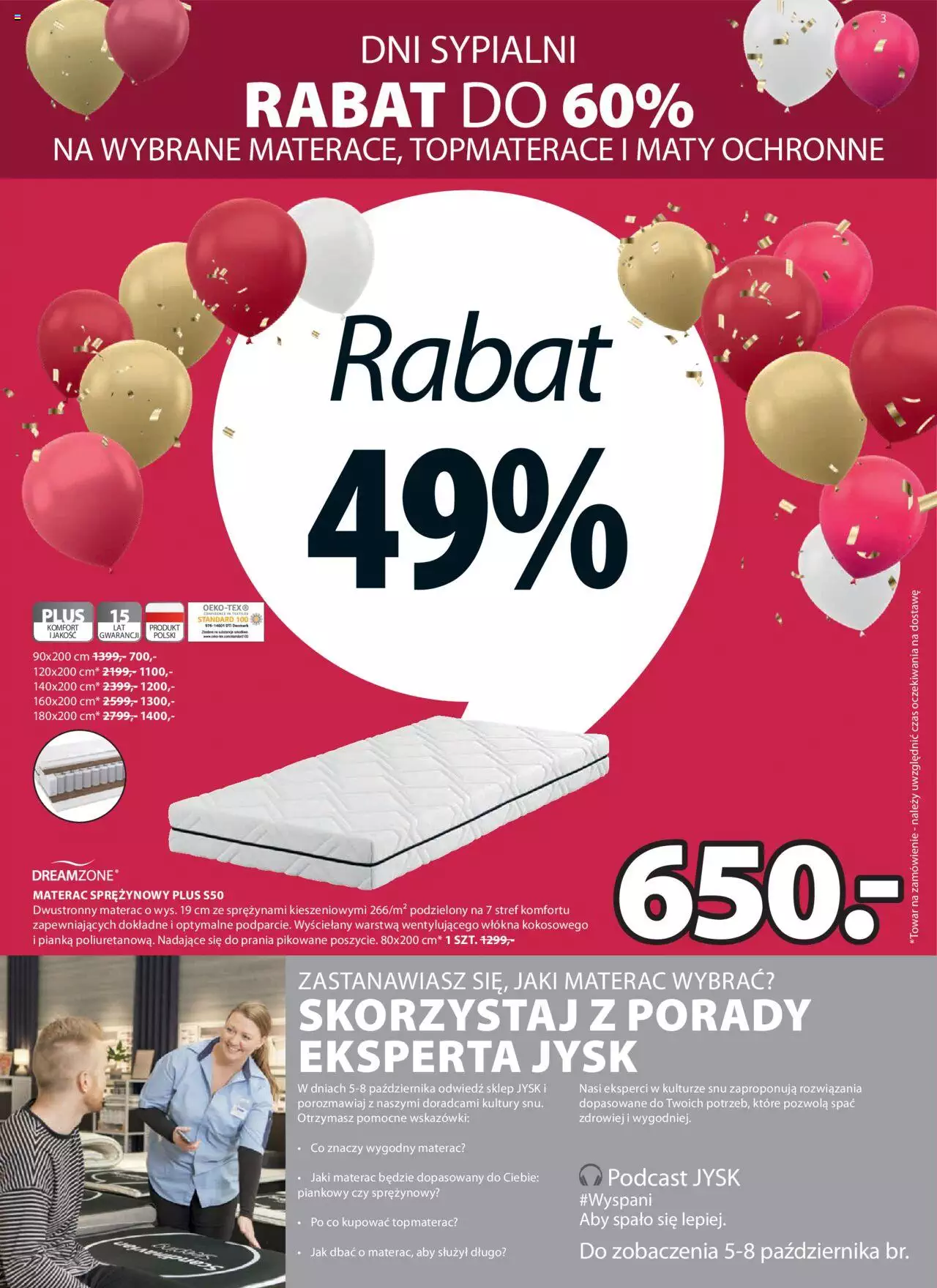 JYSK Okazje tygodnia gazetka ważna od 05.10.2022 do 18.10.2022 strona 3