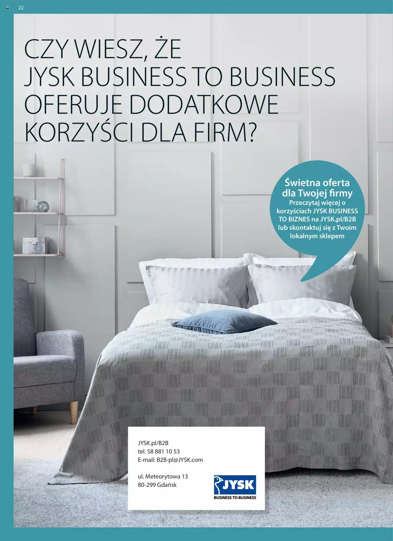 JYSK Okazje tygodnia gazetka ważna od 05.10.2022 do 18.10.2022 strona 22