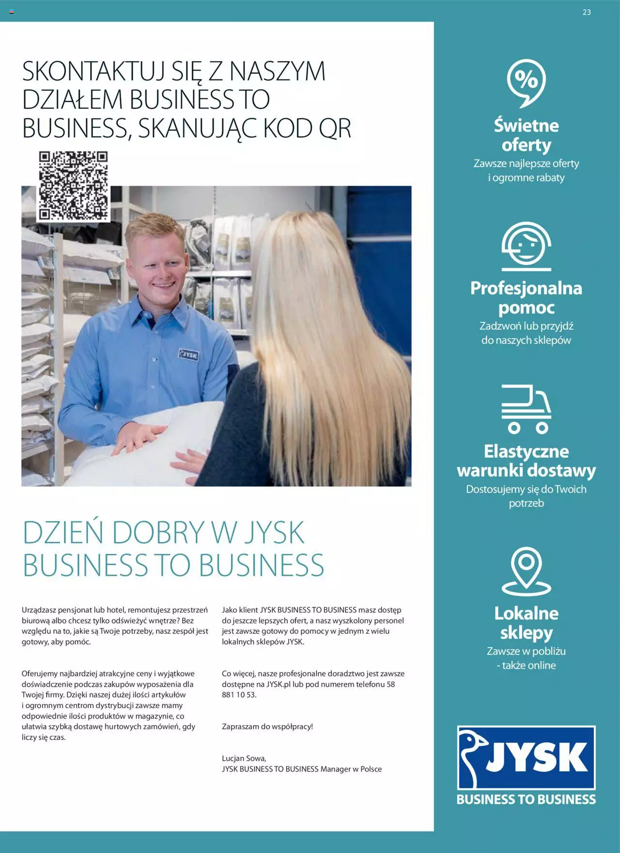 JYSK Okazje tygodnia gazetka ważna od 05.10.2022 do 18.10.2022 strona 23