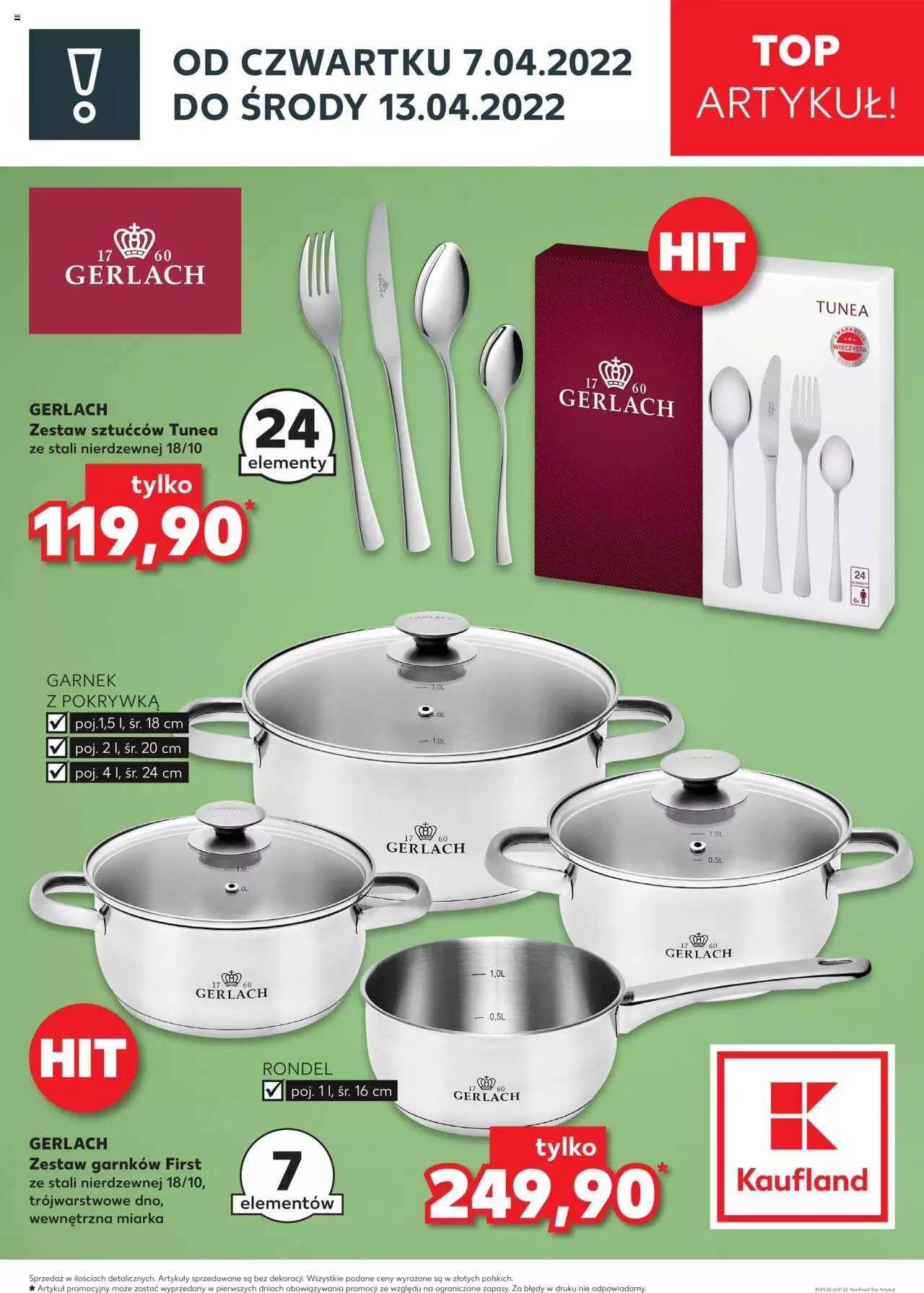 Kaufland aktualna oferta gazetka ważna od  07.04.2022 do 13.04.2022 strona 1
