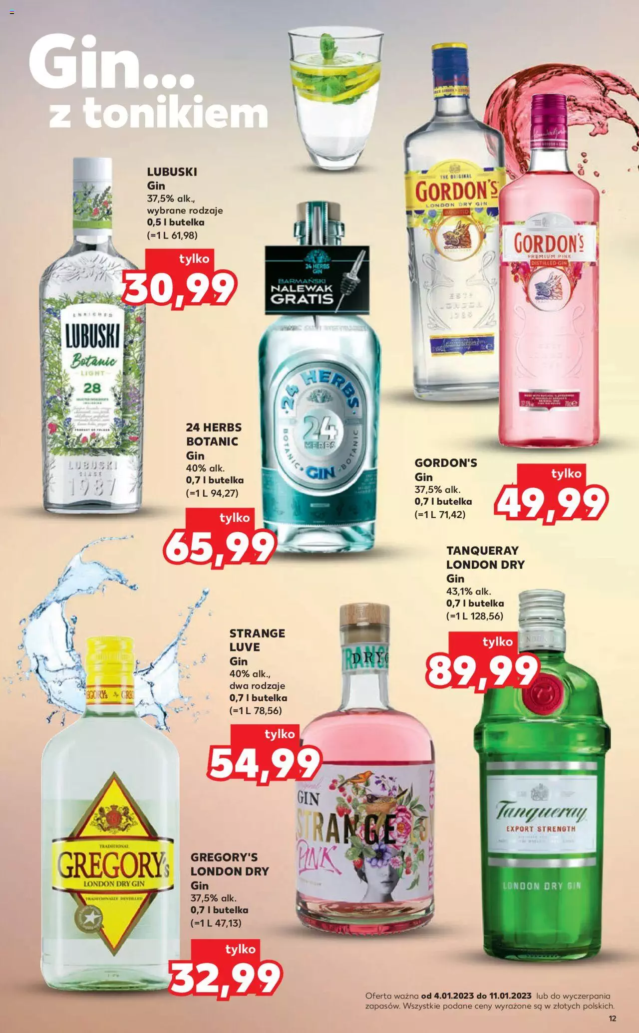 KAUFLAND Barek gazetka ważna od 04.01.2023 do 11.01.2023 strona 12