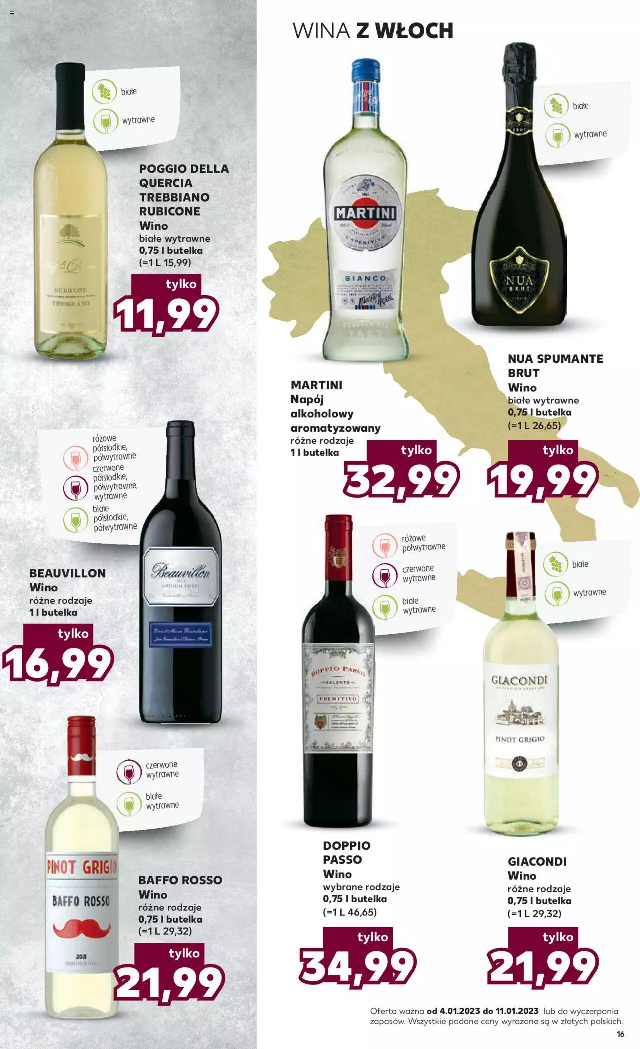 KAUFLAND Barek gazetka ważna od 04.01.2023 do 11.01.2023 strona 16