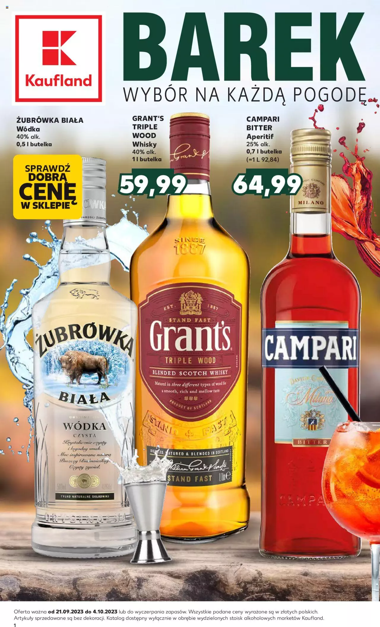 KAUFLAND Barek gazetka ważna od 21.09.2023 do 04.10.2023 strona 1
