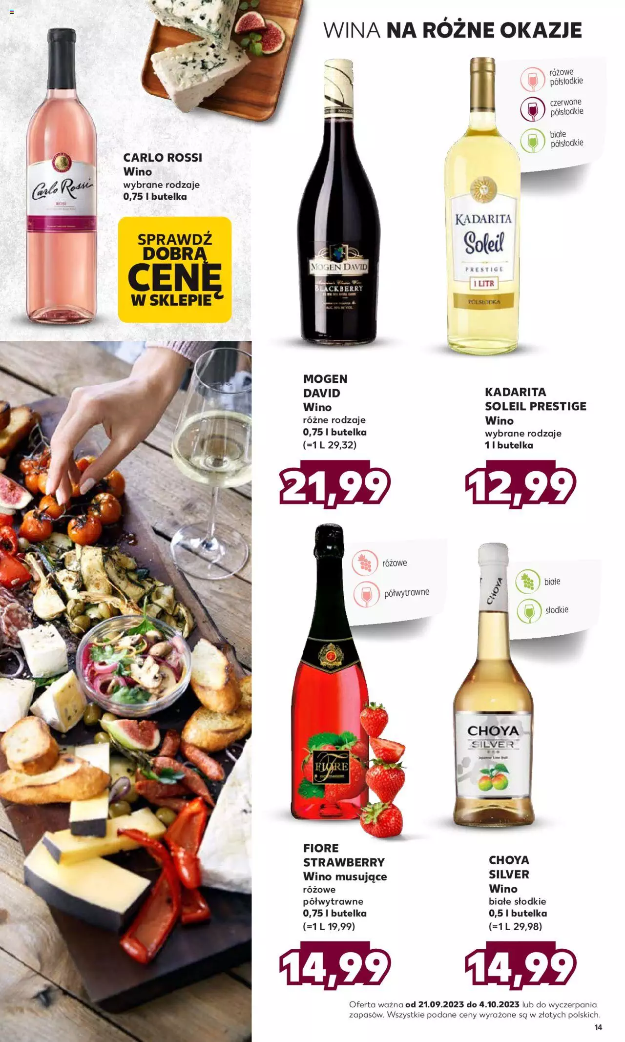 KAUFLAND Barek gazetka ważna od 21.09.2023 do 04.10.2023 strona 14