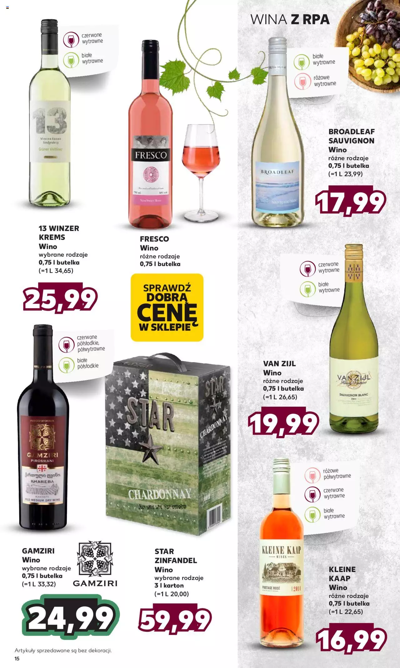 KAUFLAND Barek gazetka ważna od 21.09.2023 do 04.10.2023 strona 15