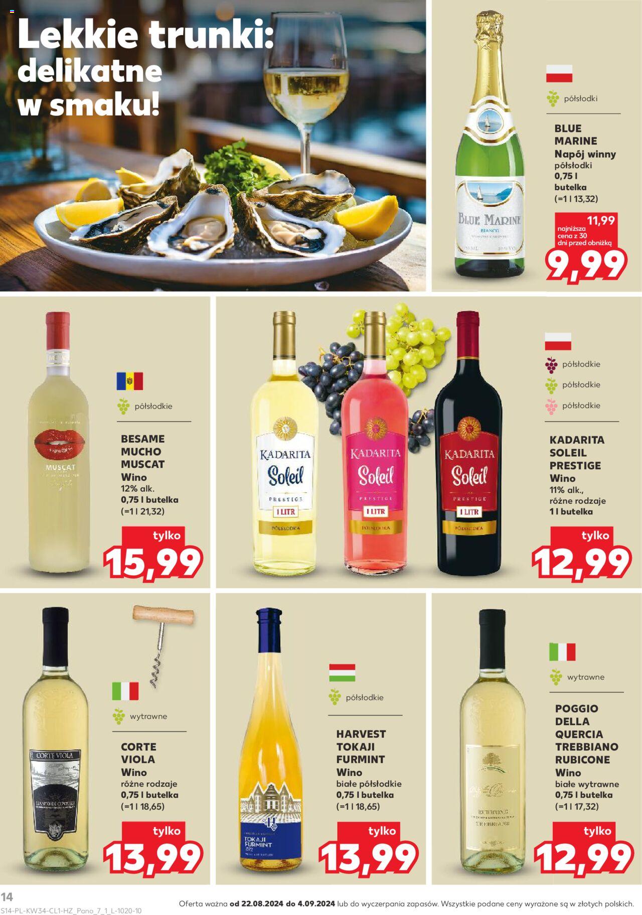 KAUFLAND Barek gazetka ważna  od 22.08.2024 do 04.09.2024 strona 14