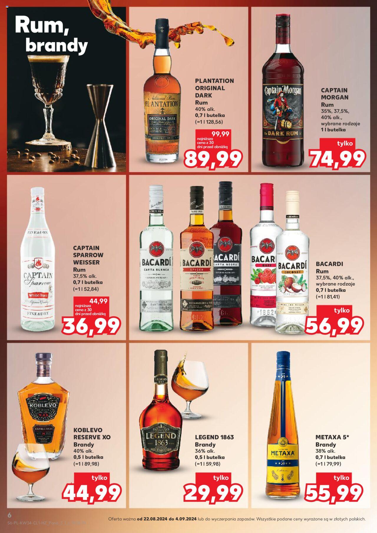 KAUFLAND Barek gazetka ważna  od 22.08.2024 do 04.09.2024 strona 6
