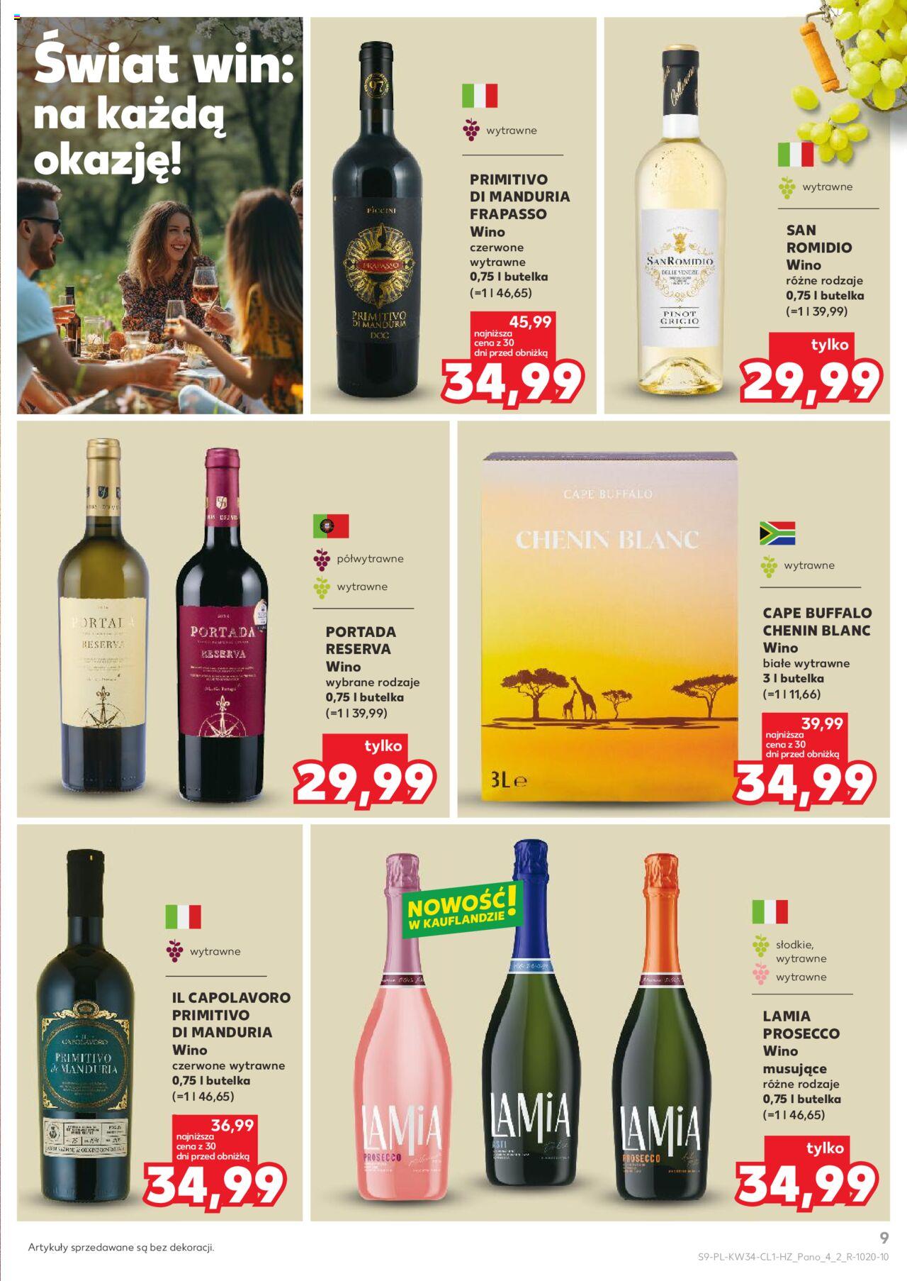 KAUFLAND Barek gazetka ważna  od 22.08.2024 do 04.09.2024 strona 9