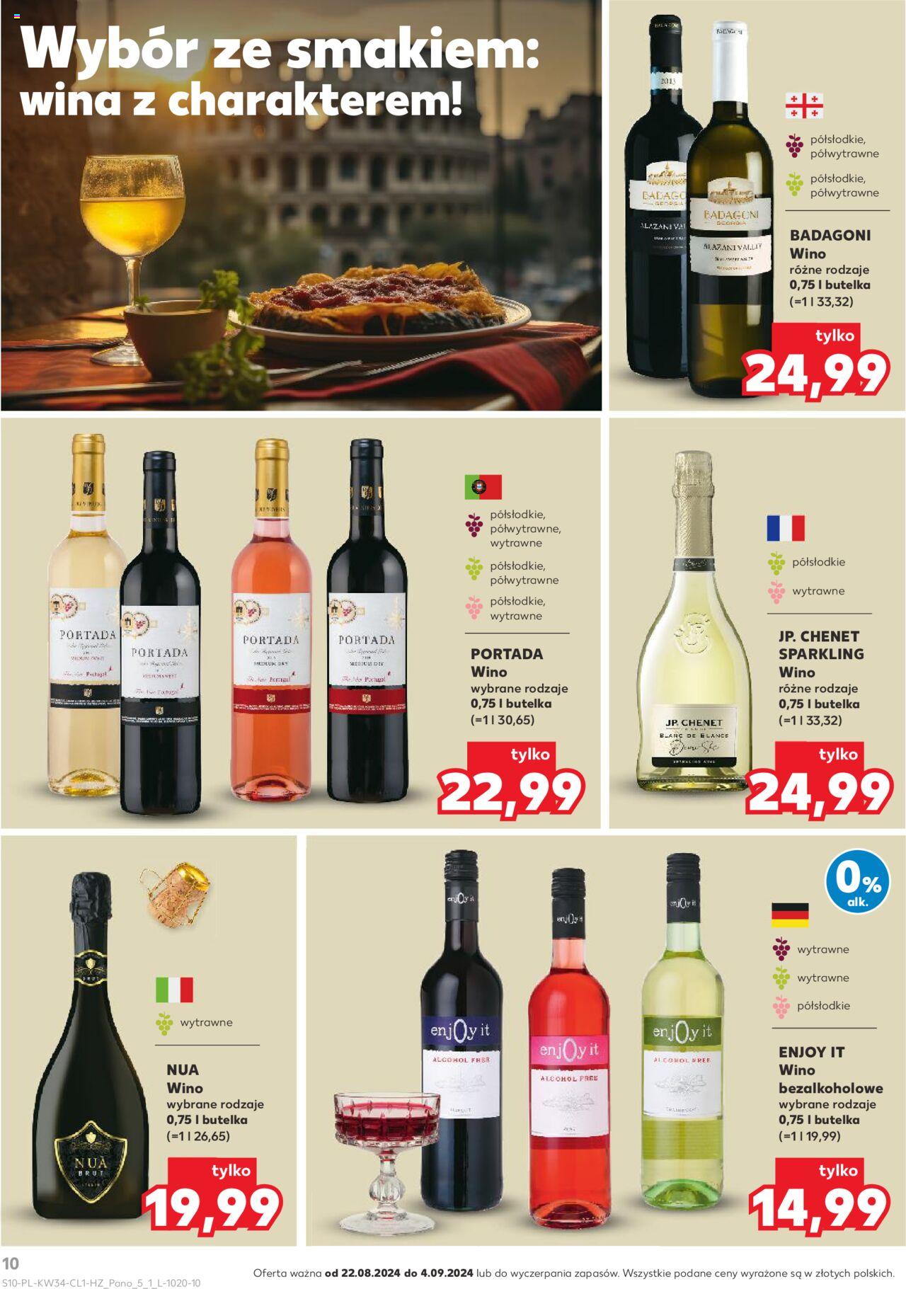 KAUFLAND Barek gazetka ważna  od 22.08.2024 do 04.09.2024 strona 10