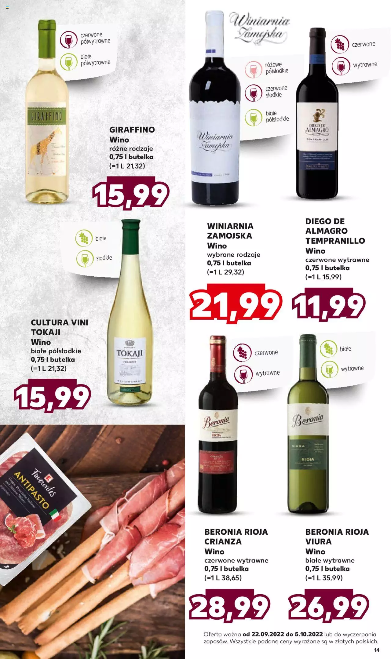KAUFLAND Barek gazetka ważna od 22.09.2022 do 05.10.2022 strona 12