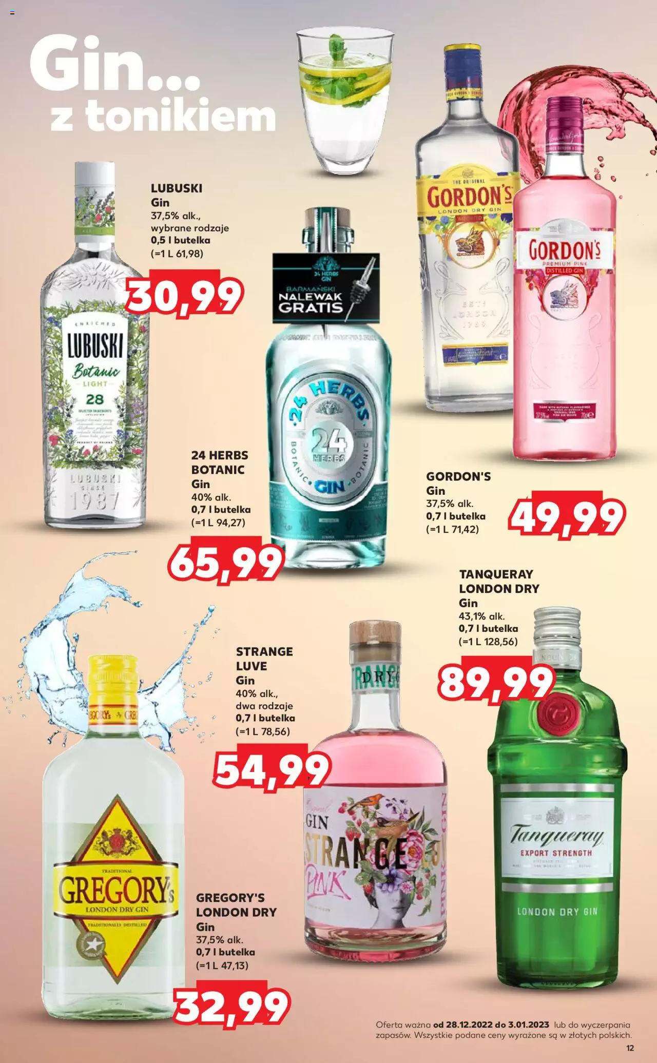 KAUFLAND Barek gazetka ważna  od 28.12.2022 do 03.01.2023 strona 12