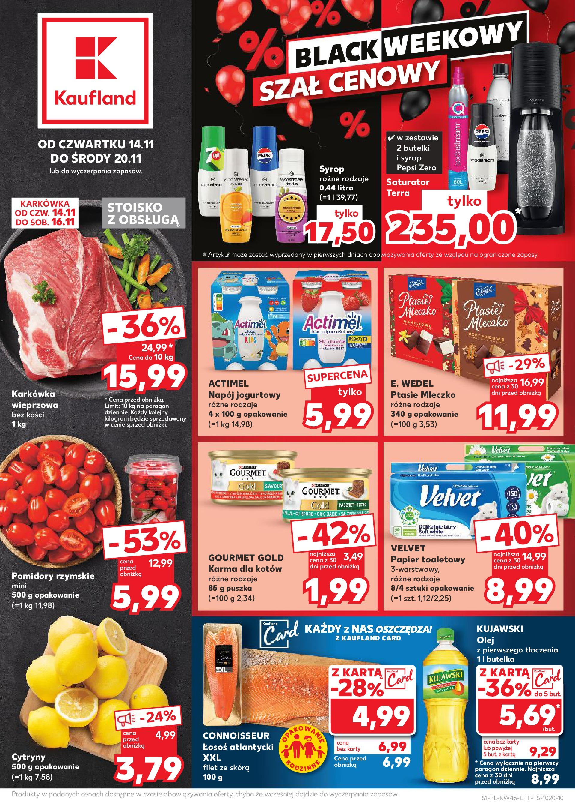 Kaufland BLACK FRIDAY gazetka ważna  od 14.11.2024 do 20.11.2024 strona 1